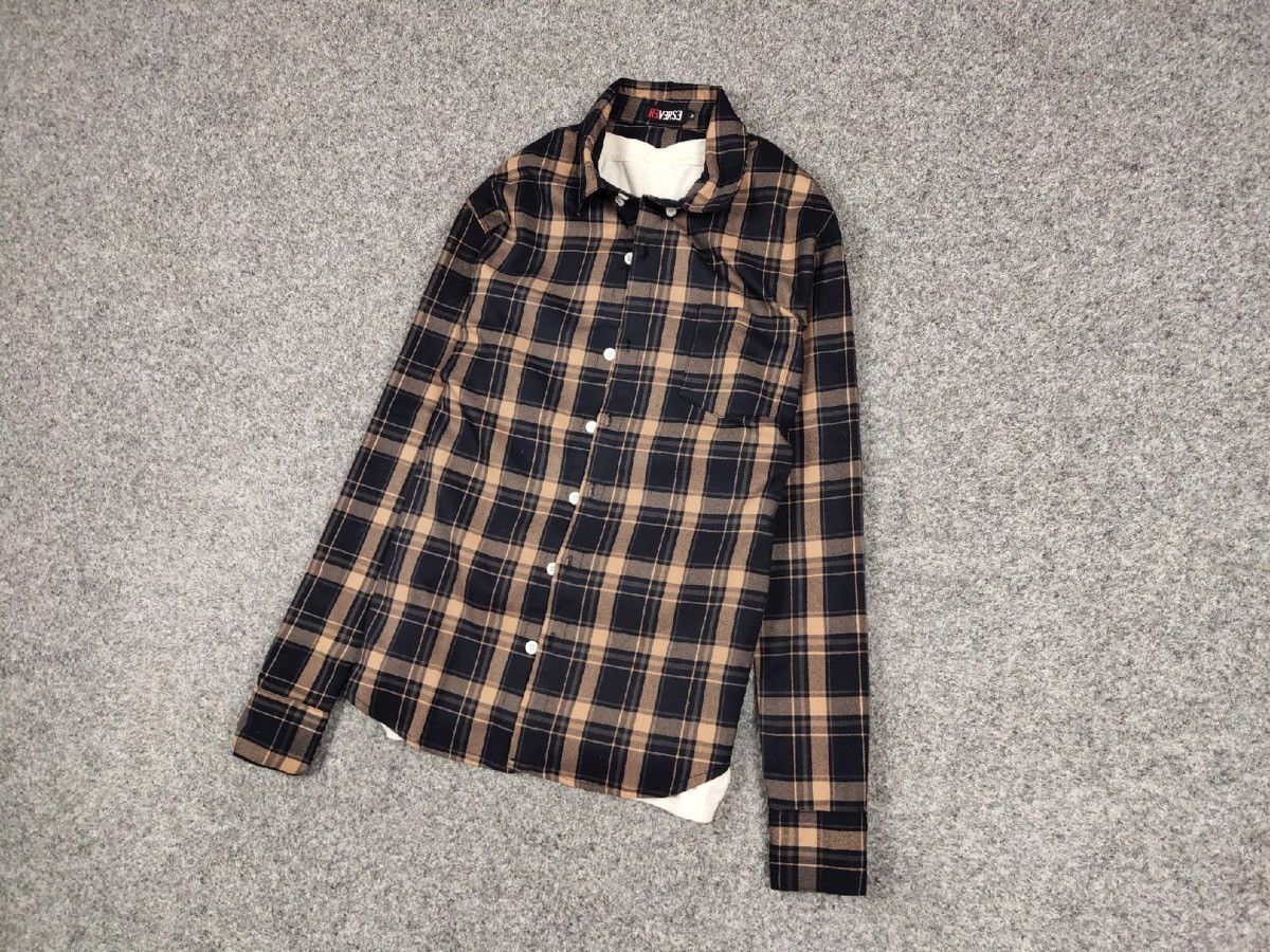 Flannel Vintage Flannel Shirt Checkered Travis Scott Style Hype Size US M / EU 48-50 / 2 - 7 Thumbnail