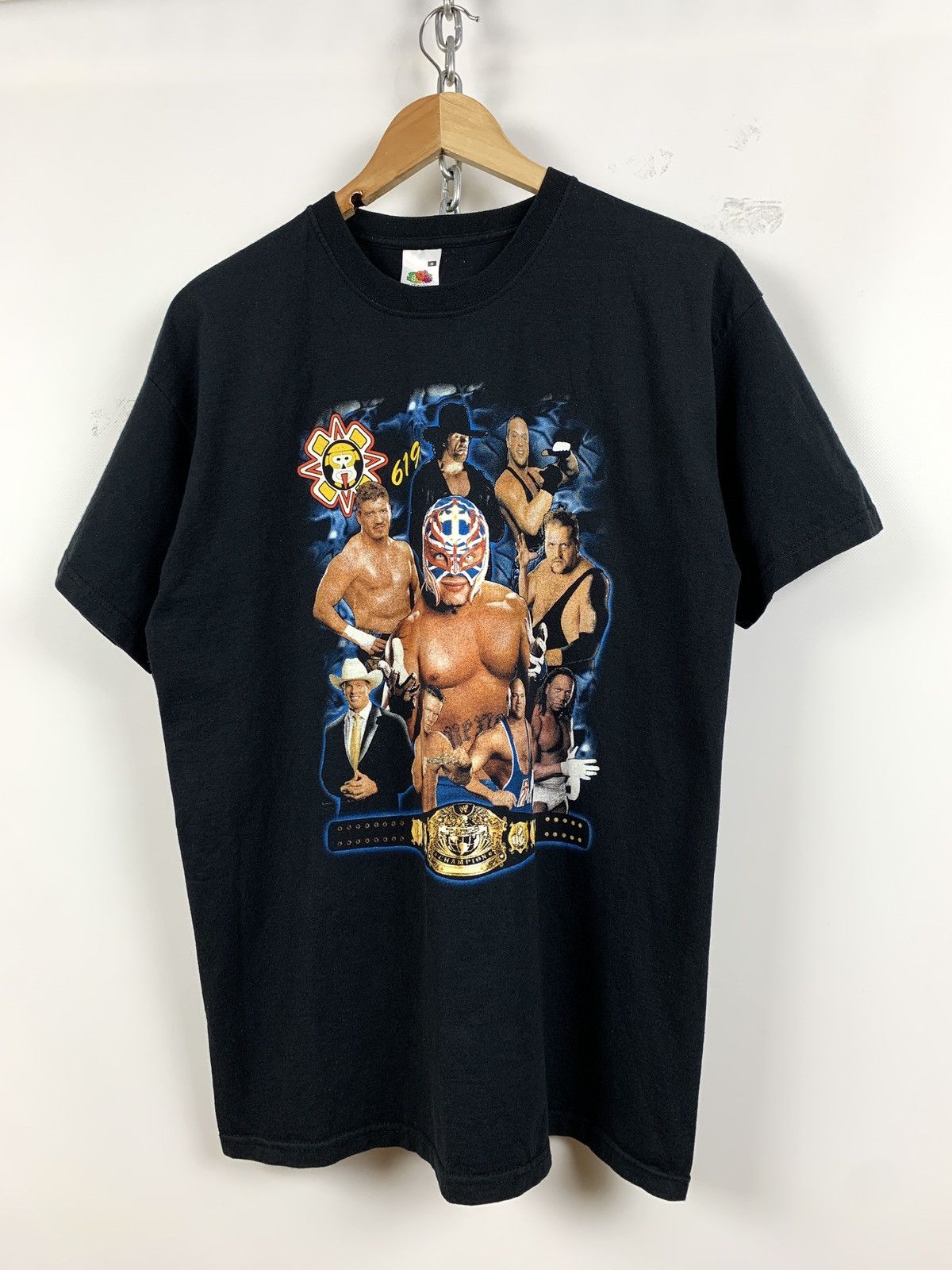 Vintage Vintage WWE Champions Rey Mysterio Undertaker John Cena Tee Size US M / EU 48-50 / 2 - 5 Thumbnail