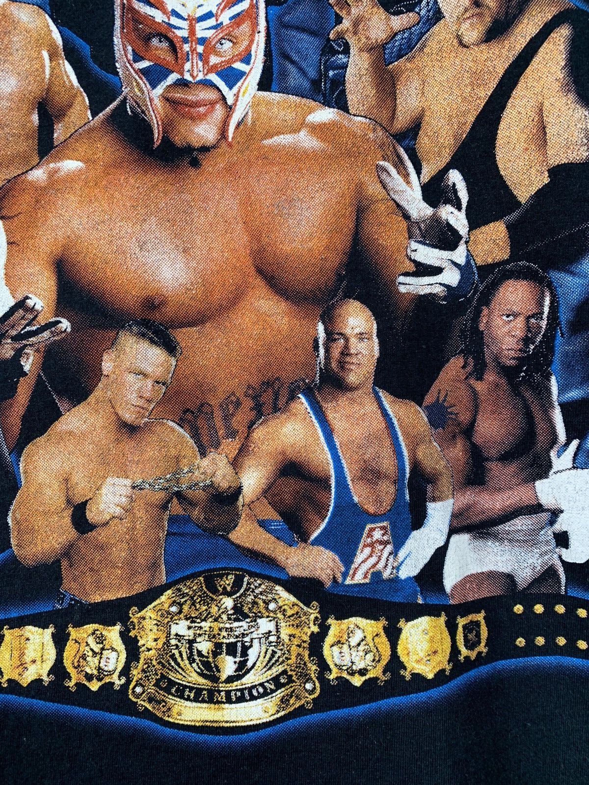 Vintage Vintage WWE Champions Rey Mysterio Undertaker John Cena Tee Size US M / EU 48-50 / 2 - 8 Thumbnail