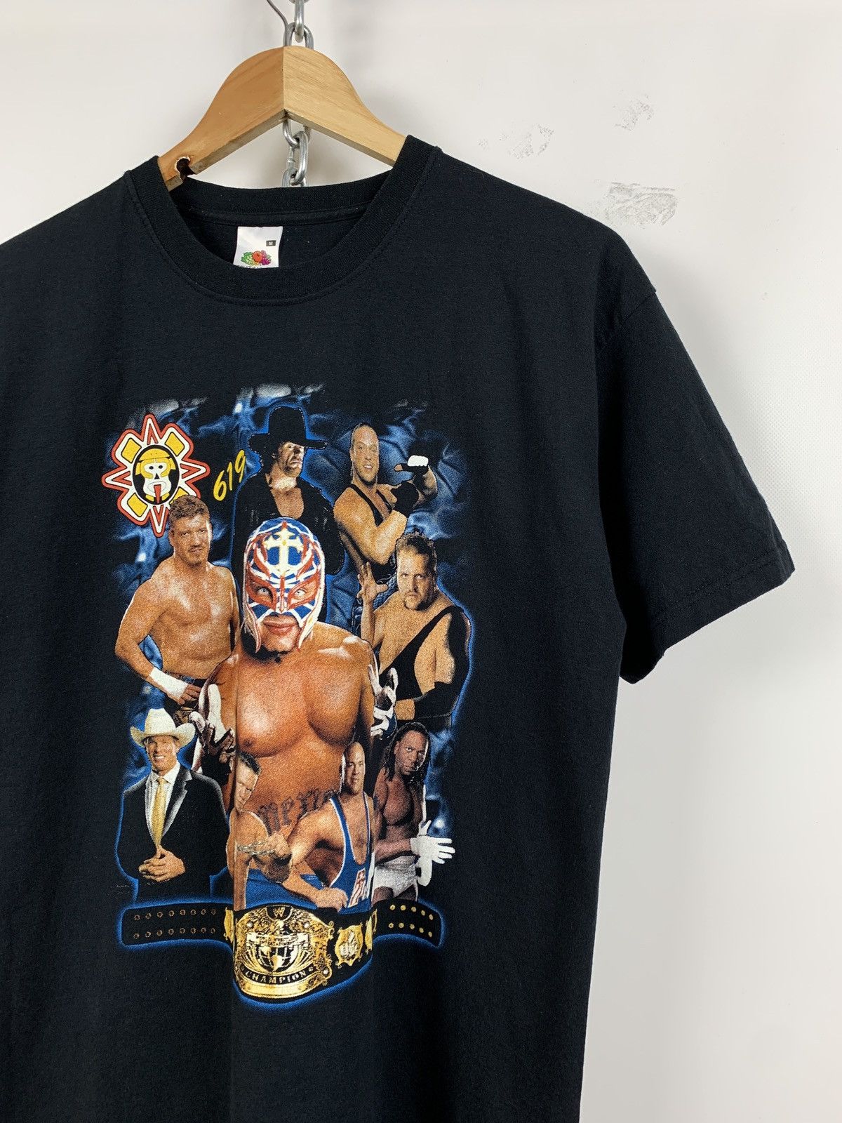 Vintage Vintage WWE Champions Rey Mysterio Undertaker John Cena Tee Size US M / EU 48-50 / 2 - 3 Thumbnail