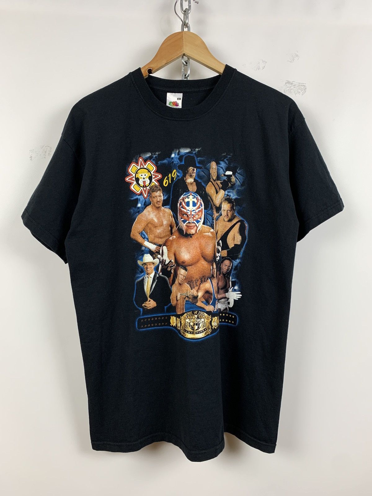 Vintage Vintage WWE Champions Rey Mysterio Undertaker John Cena Tee Size US M / EU 48-50 / 2 - 1 Thumbnail