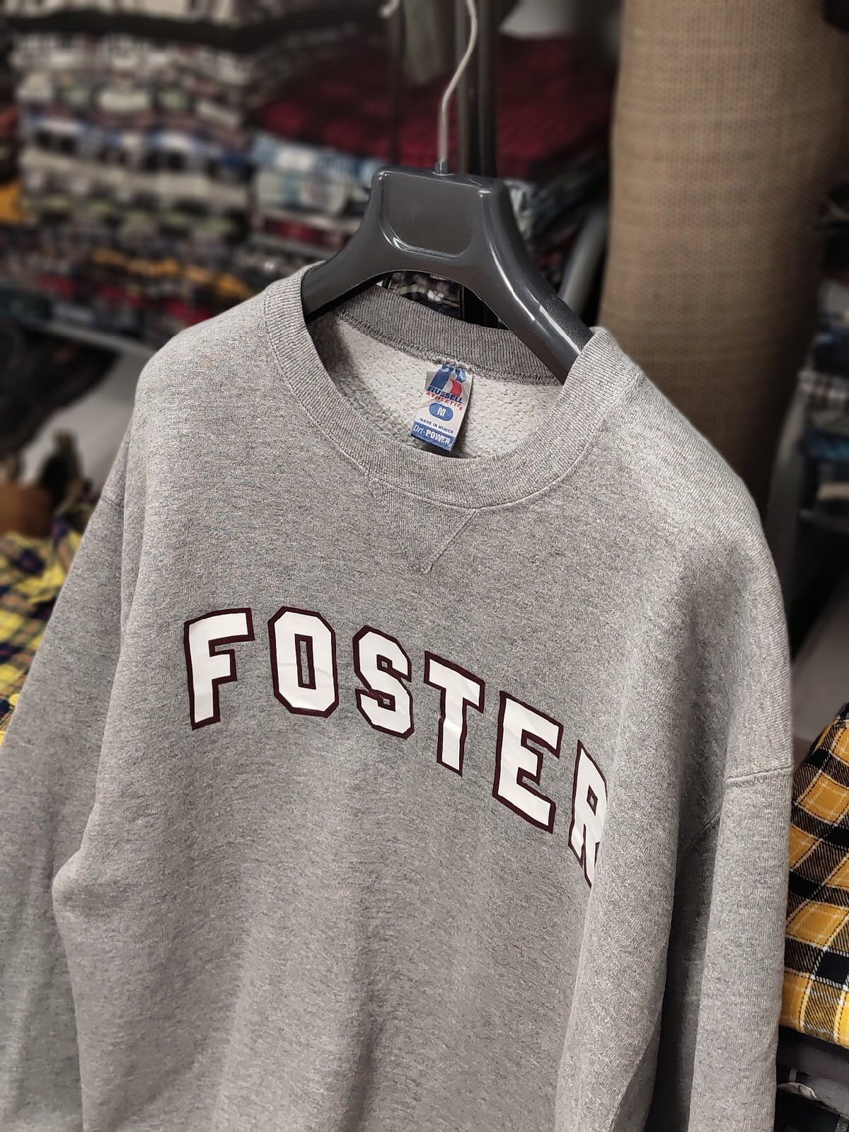 Russell Athletic Vintage 90s Russell Athletic Gray Blank Sweatshirt Pullover Size US M / EU 48-50 / 2 - 20 Thumbnail