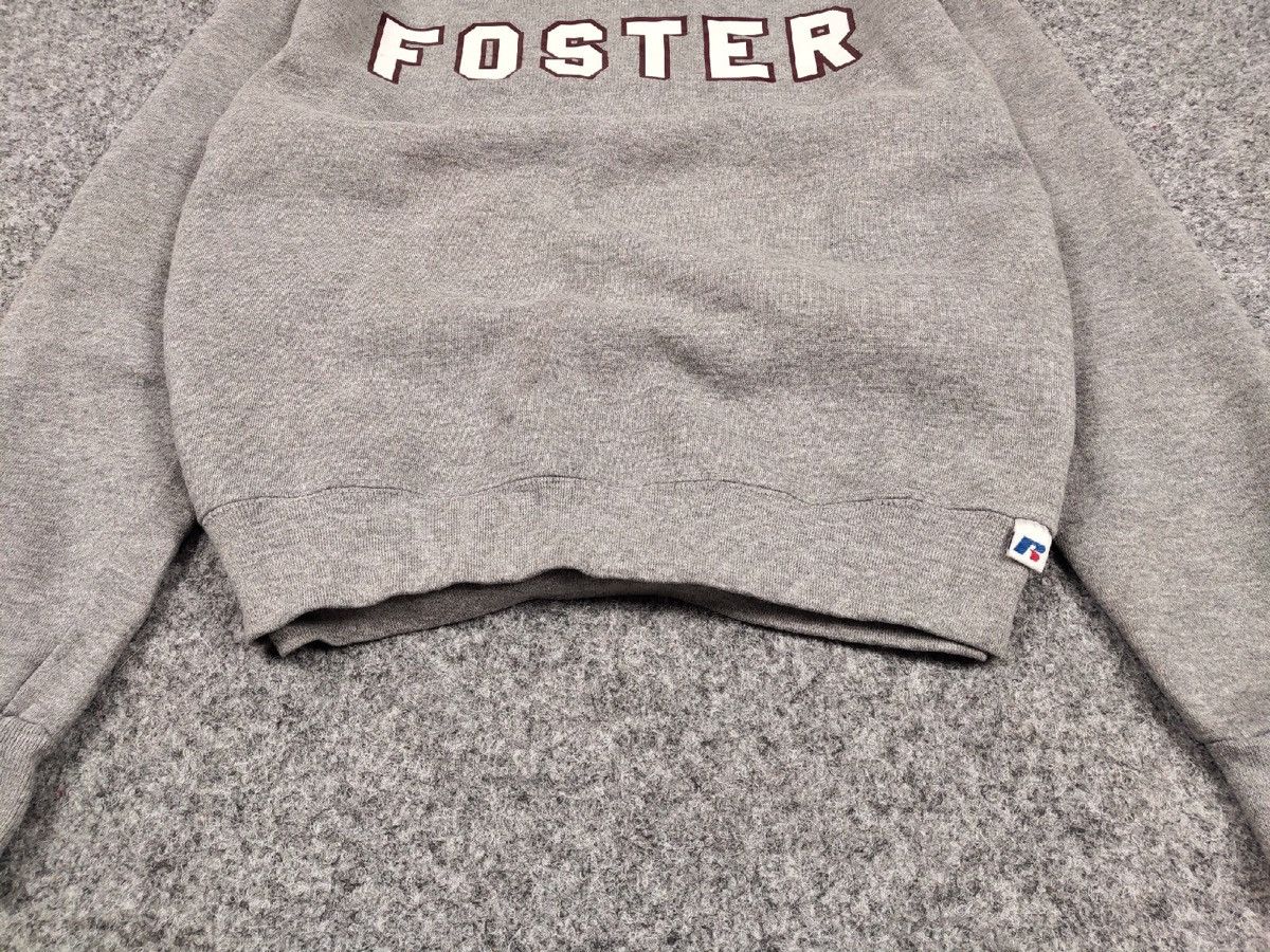Russell Athletic Vintage 90s Russell Athletic Gray Blank Sweatshirt Pullover Size US M / EU 48-50 / 2 - 9 Thumbnail