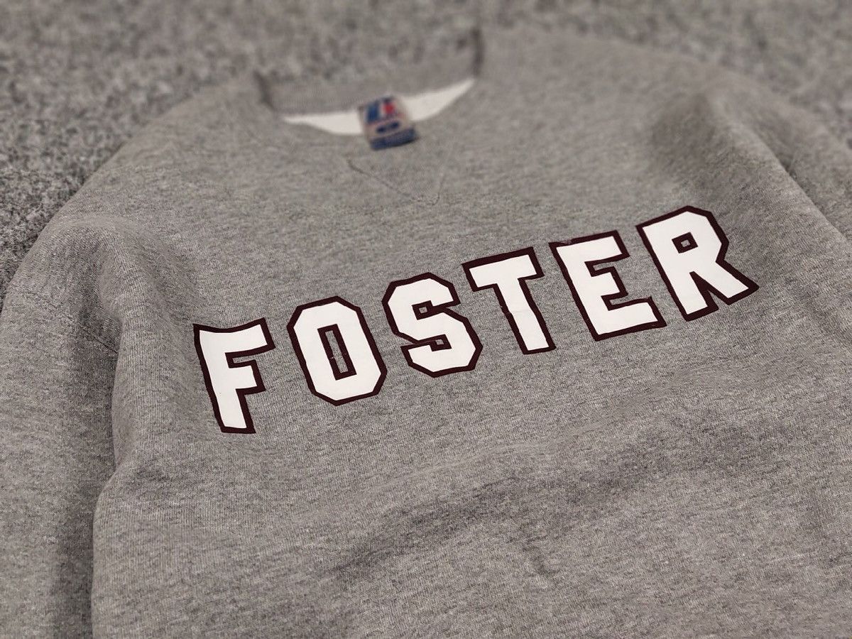 Russell Athletic Vintage 90s Russell Athletic Gray Blank Sweatshirt Pullover Size US M / EU 48-50 / 2 - 11 Thumbnail