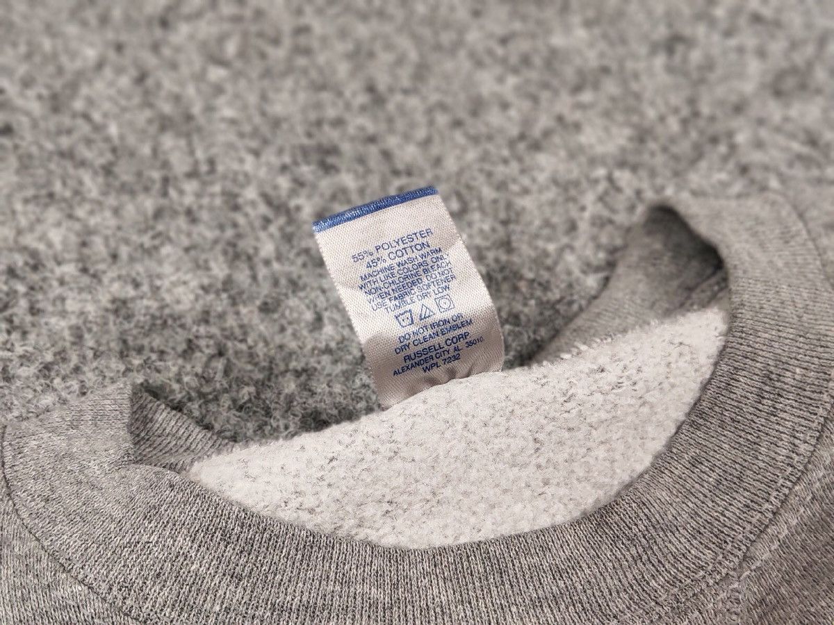 Russell Athletic Vintage 90s Russell Athletic Gray Blank Sweatshirt Pullover Size US M / EU 48-50 / 2 - 16 Thumbnail