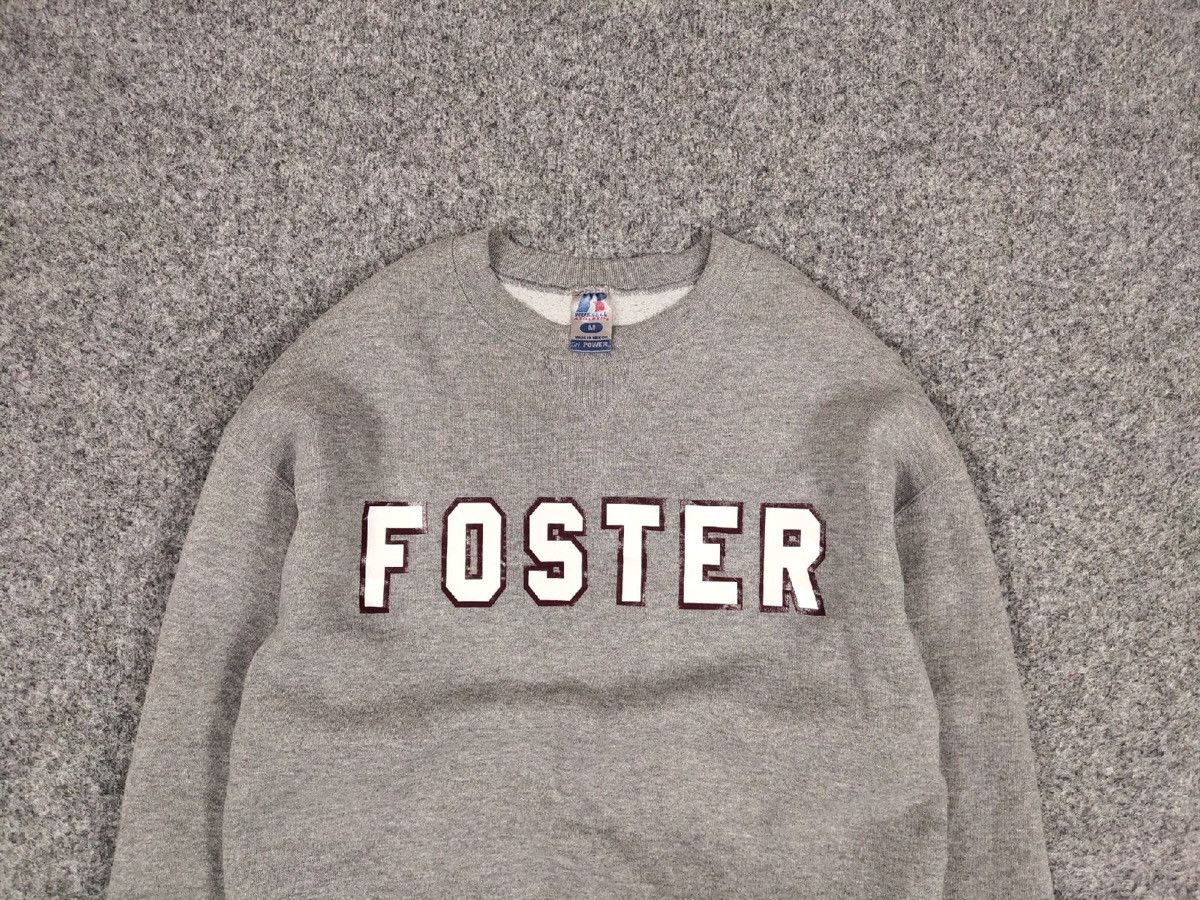 Russell Athletic Vintage 90s Russell Athletic Gray Blank Sweatshirt Pullover Size US M / EU 48-50 / 2 - 8 Thumbnail
