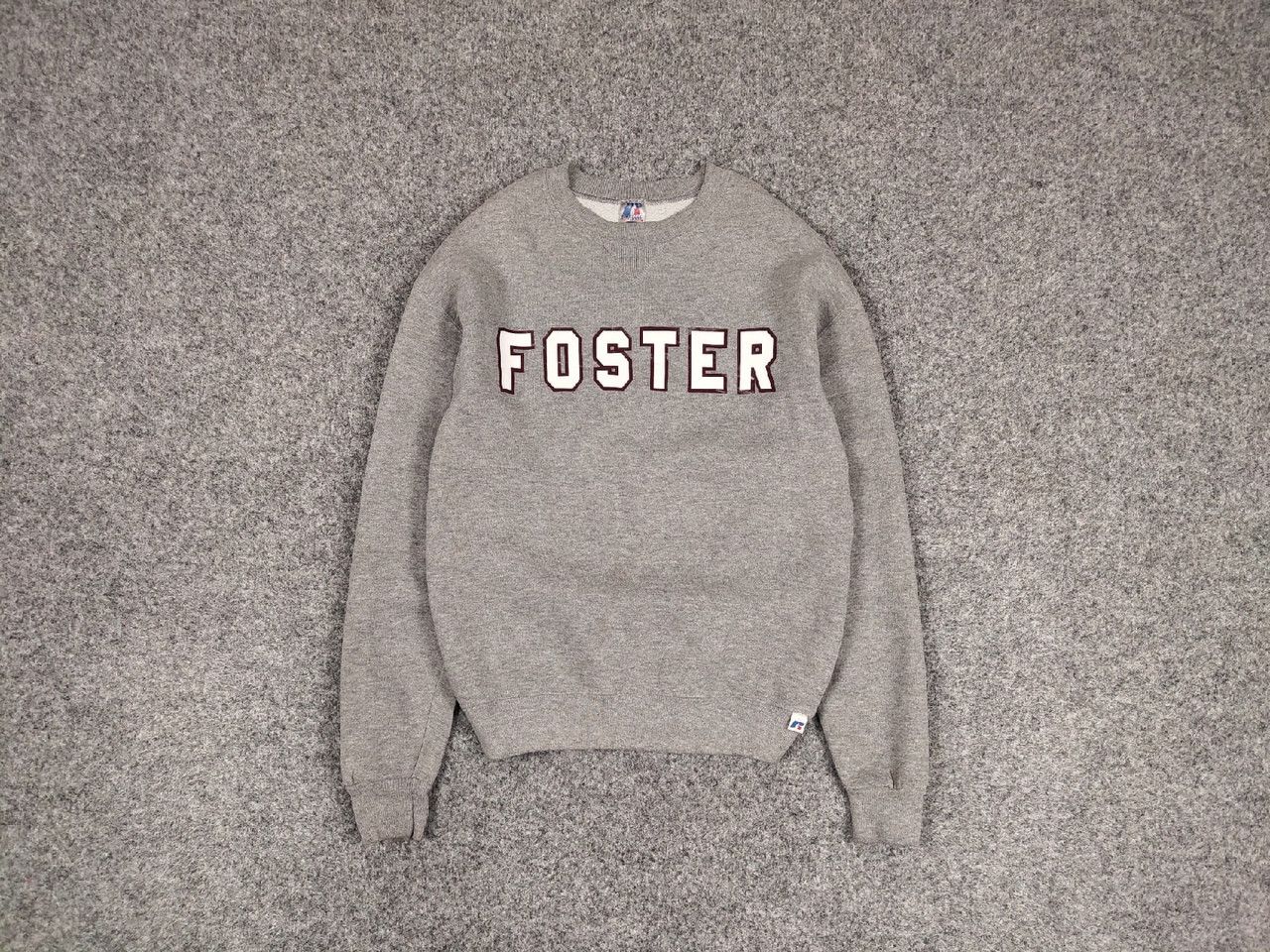 Russell Athletic Vintage 90s Russell Athletic Gray Blank Sweatshirt Pullover Size US M / EU 48-50 / 2 - 1 Thumbnail
