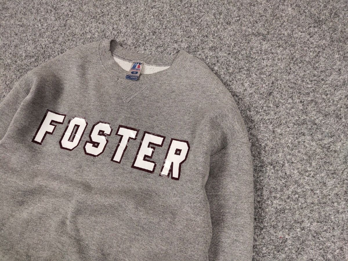 Russell Athletic Vintage 90s Russell Athletic Gray Blank Sweatshirt Pullover Size US M / EU 48-50 / 2 - 4 Thumbnail