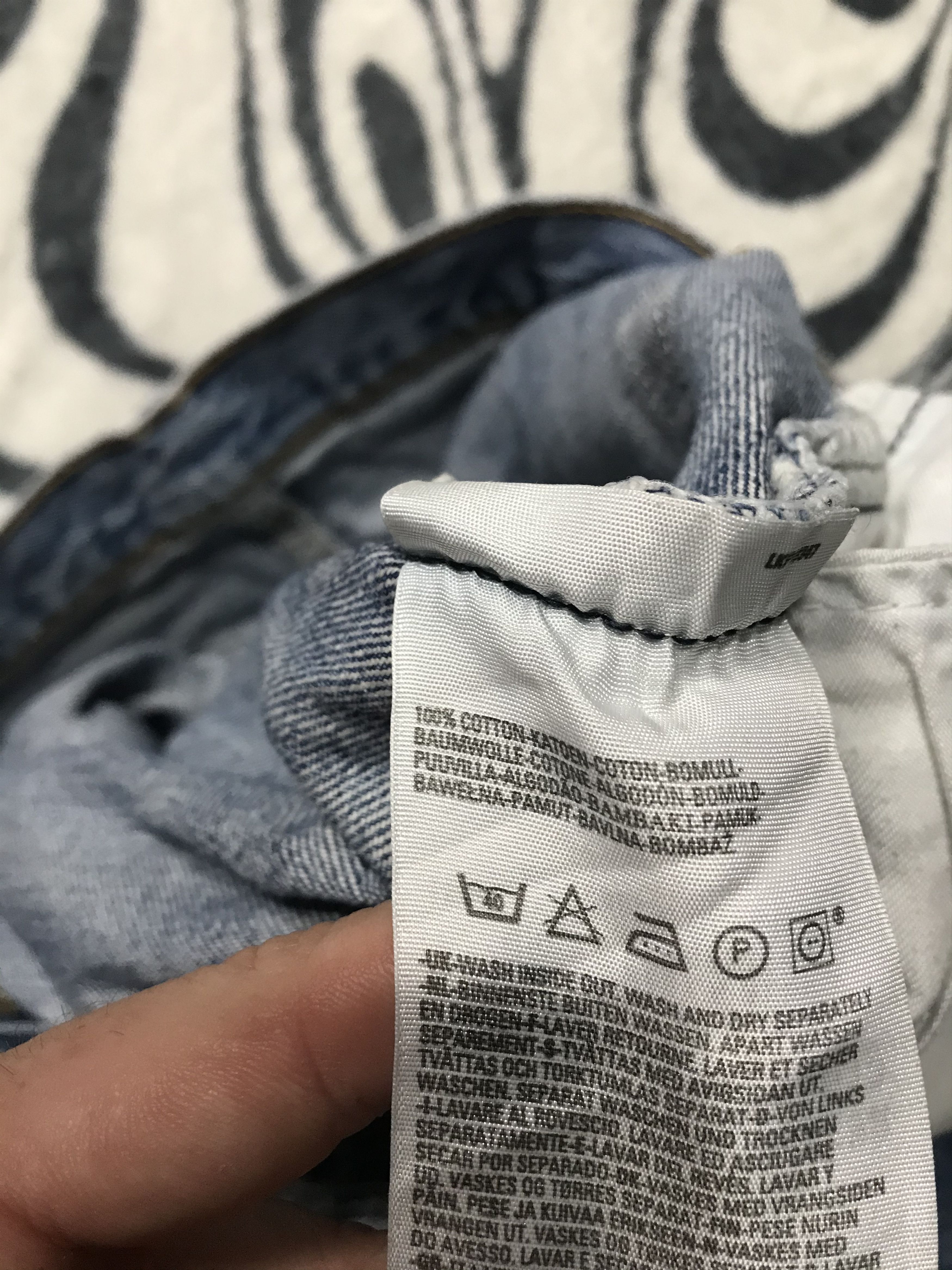 Levi's Levis 501 Blue Denim Pants Jeans Size US 33 - 8 Thumbnail
