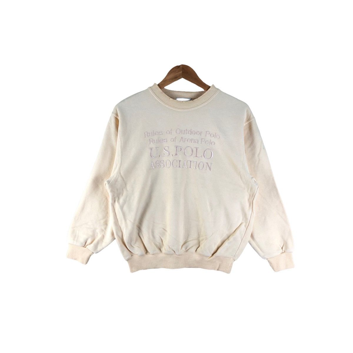 Vintage U.s Polo Association Spellout Crewneck Sweatshirt