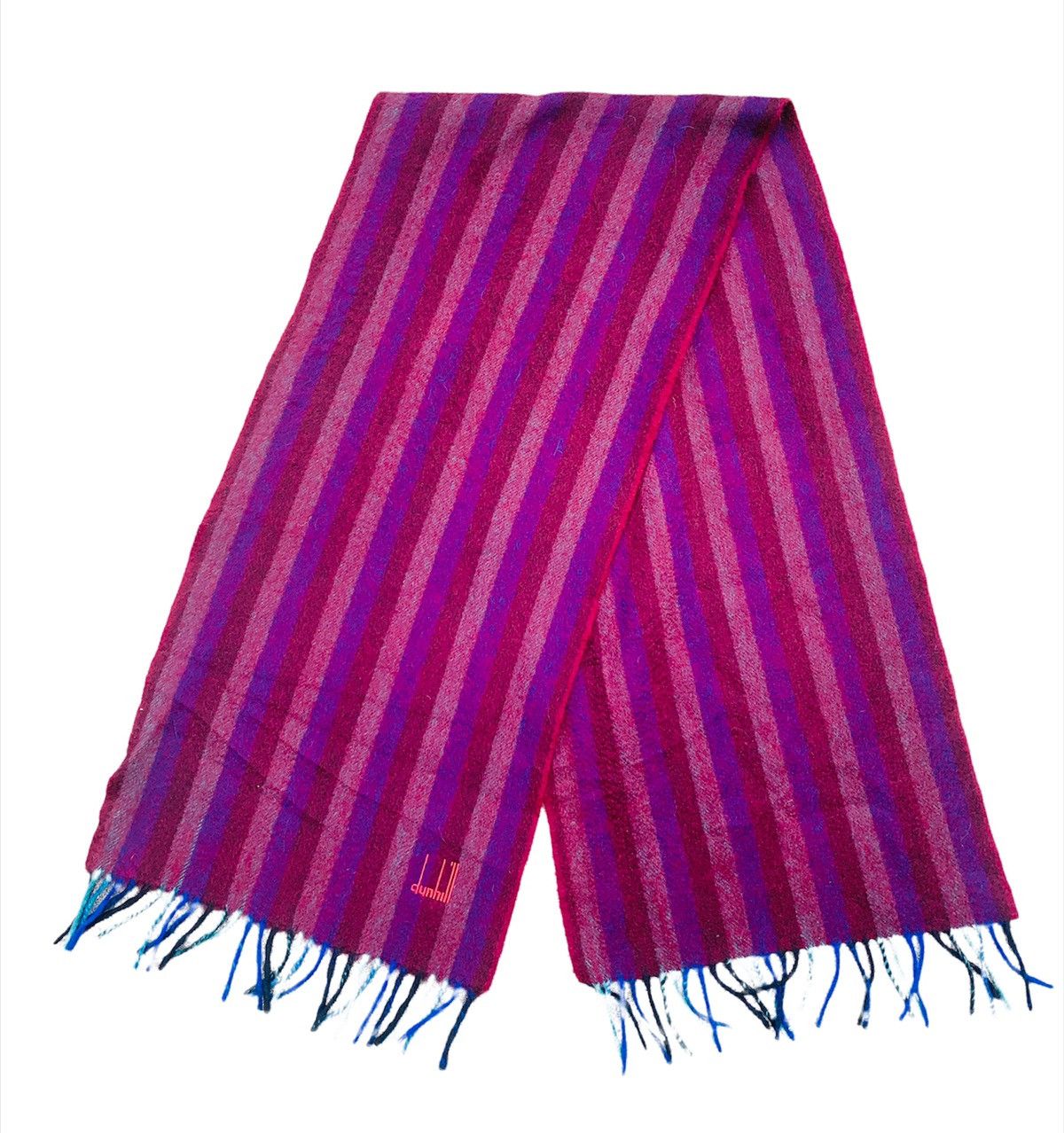 Alfred Dunhill VINTAGE DUNHILL ITALY ALFRED DUNHILL CASHMERE SCARF Size ONE SIZE - 2 Thumbnail