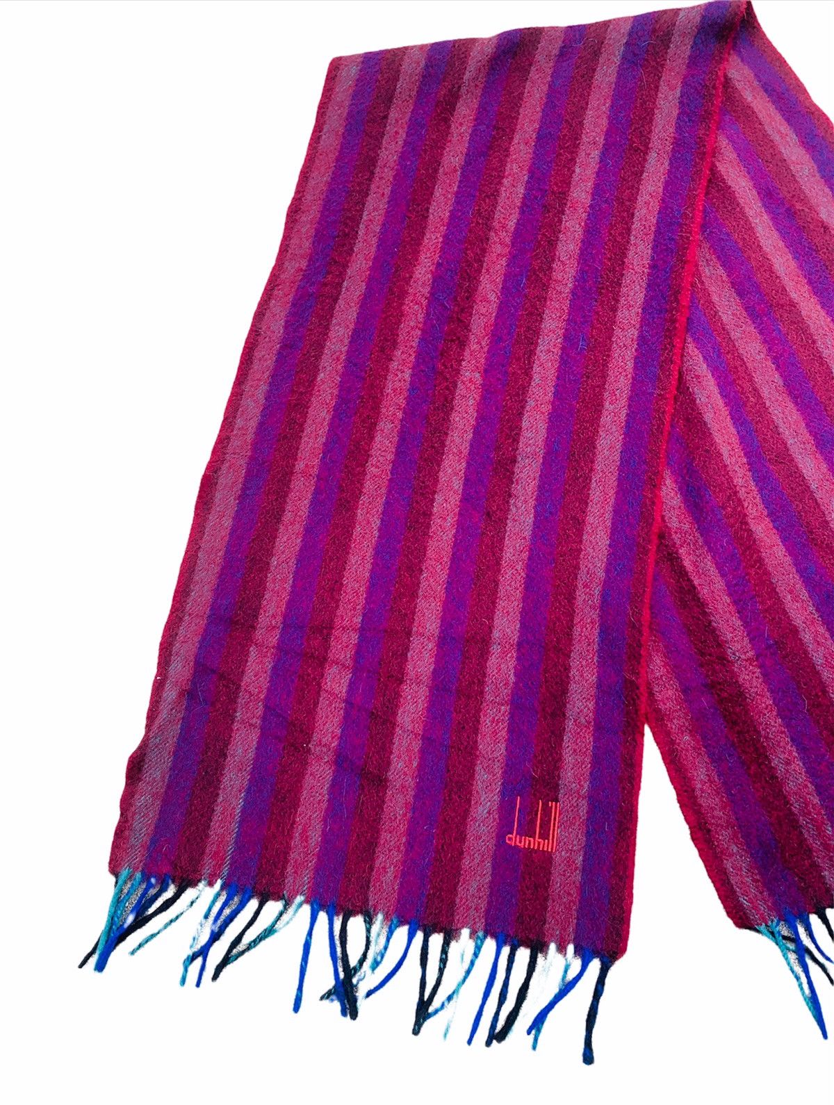 Alfred Dunhill VINTAGE DUNHILL ITALY ALFRED DUNHILL CASHMERE SCARF Size ONE SIZE - 3 Thumbnail