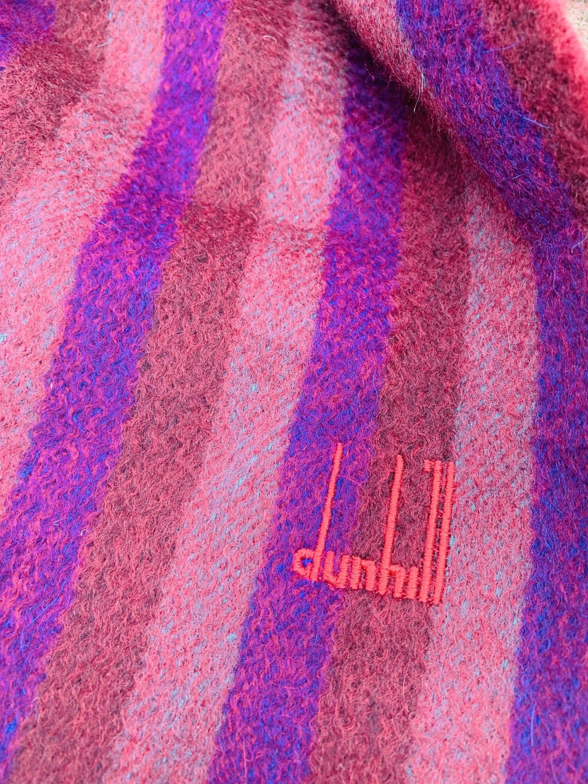 Alfred Dunhill VINTAGE DUNHILL ITALY ALFRED DUNHILL CASHMERE SCARF Size ONE SIZE - 4 Thumbnail