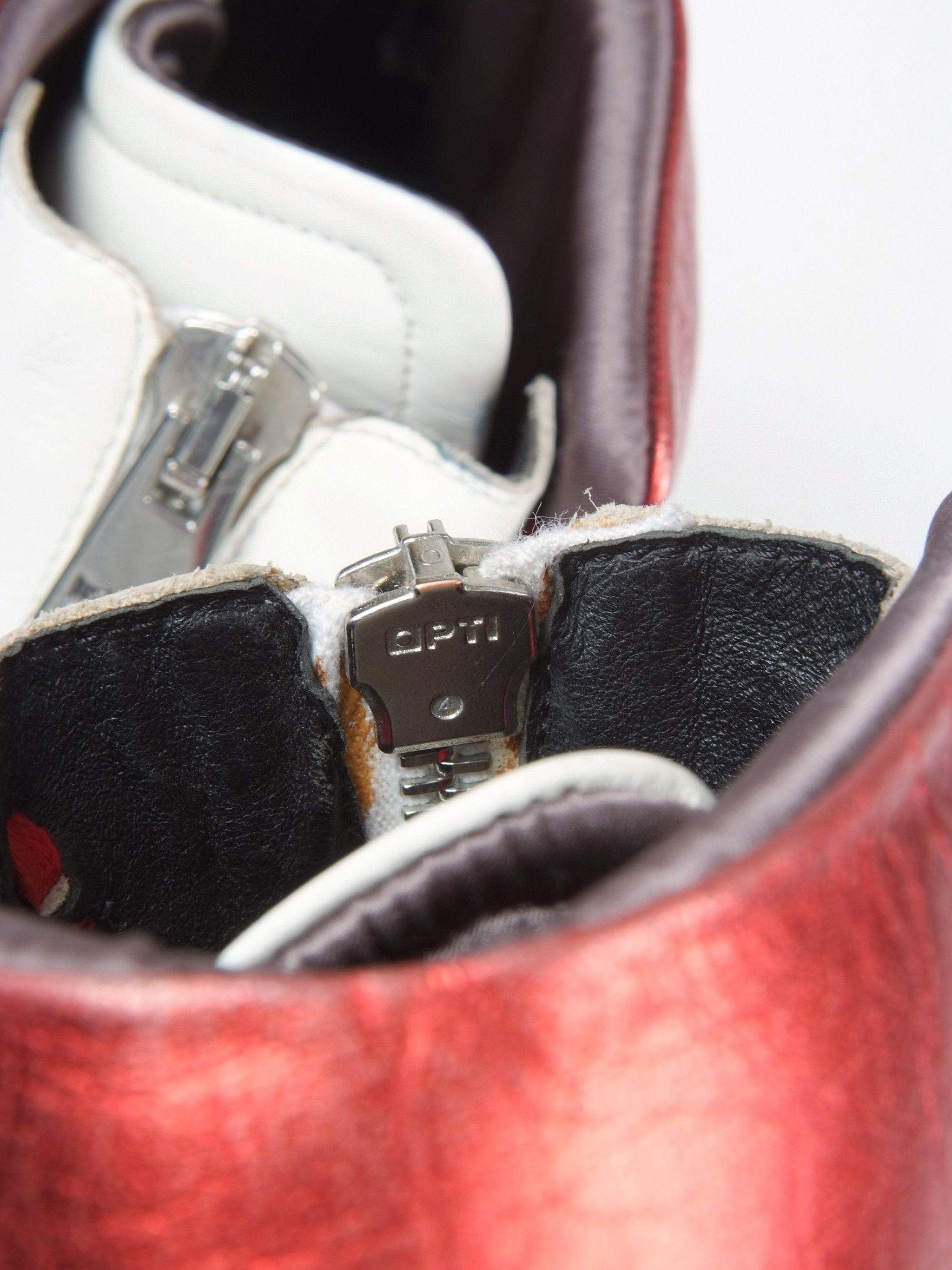Just Cavalli × Raf Simons × Vintage RaRe Vintage Just Cavalli Leather Hi-Top Zip Sneakers US12 Size US 12 / EU 45 - 6 Thumbnail