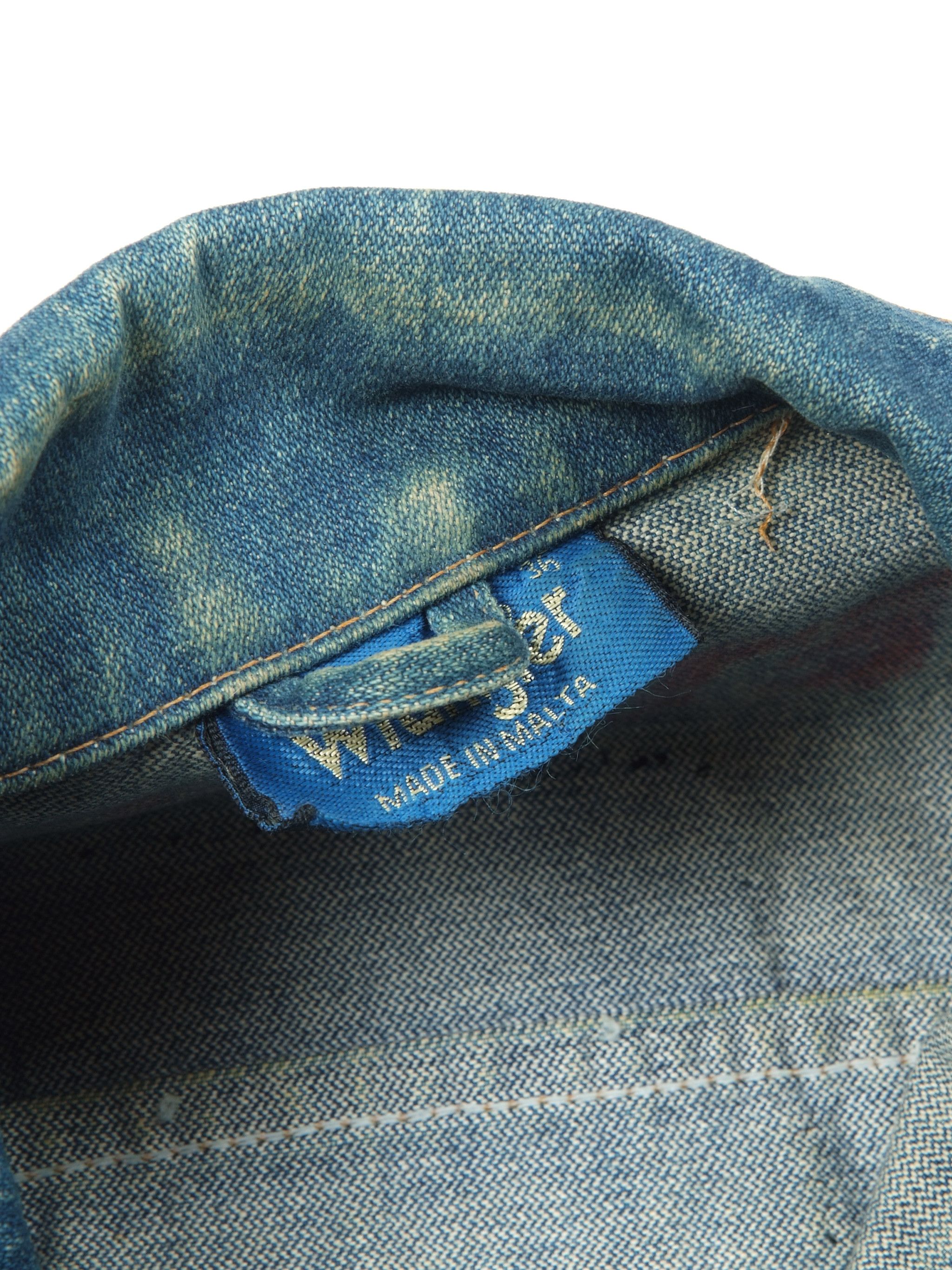 Band Tees × Wrangler 80's Wrangler Denim Vest With OG Rock Patches Hand Paint Size US M / EU 48-50 / 2 - 6 Thumbnail