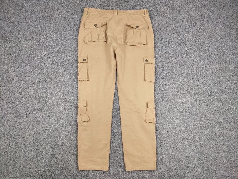 Japanese Brand Vintage Japan Multi Pocket Cargo Beige Pants Travis Scott Size US 36 / EU 52 - 7 Thumbnail