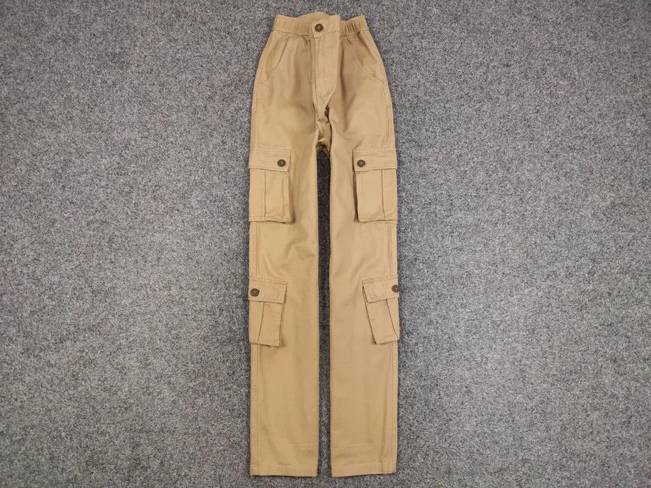 Japanese Brand Vintage Japan Multi Pocket Cargo Beige Pants Travis Scott Size US 36 / EU 52 - 1 Thumbnail