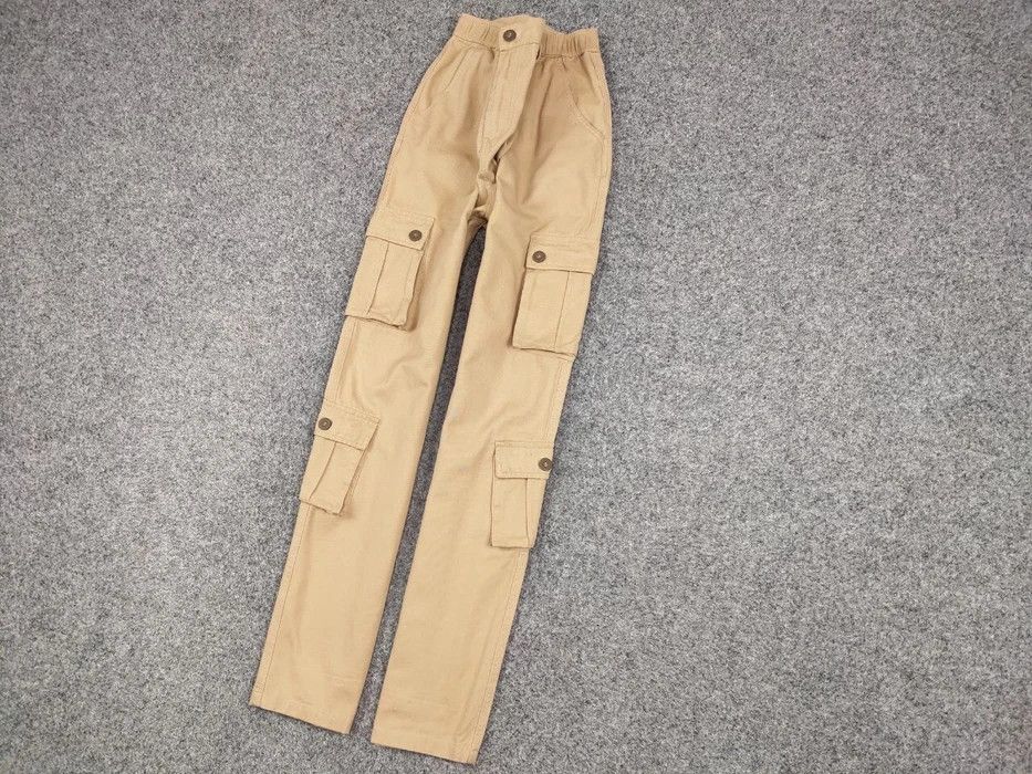 Japanese Brand Vintage Japan Multi Pocket Cargo Beige Pants Travis Scott Size US 36 / EU 52 - 2 Thumbnail
