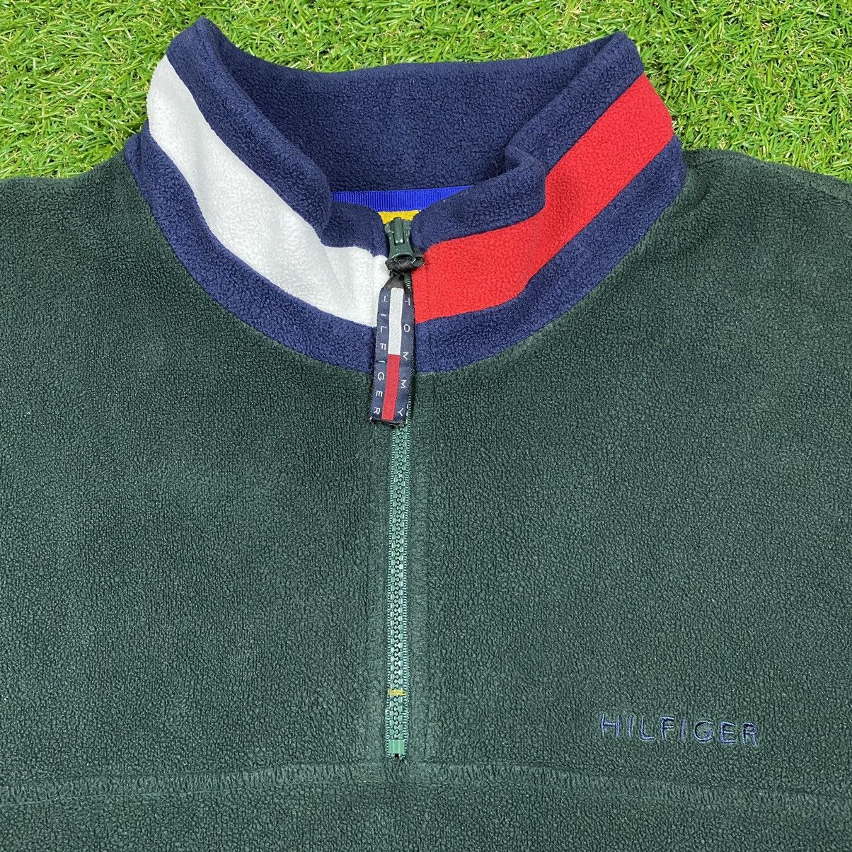 Tommy Hilfiger Vintage 90s Tommy Hilfiger Fleece Sweatshirt Pullover XXL Size US XXL / EU 58 / 5 - 2 Thumbnail