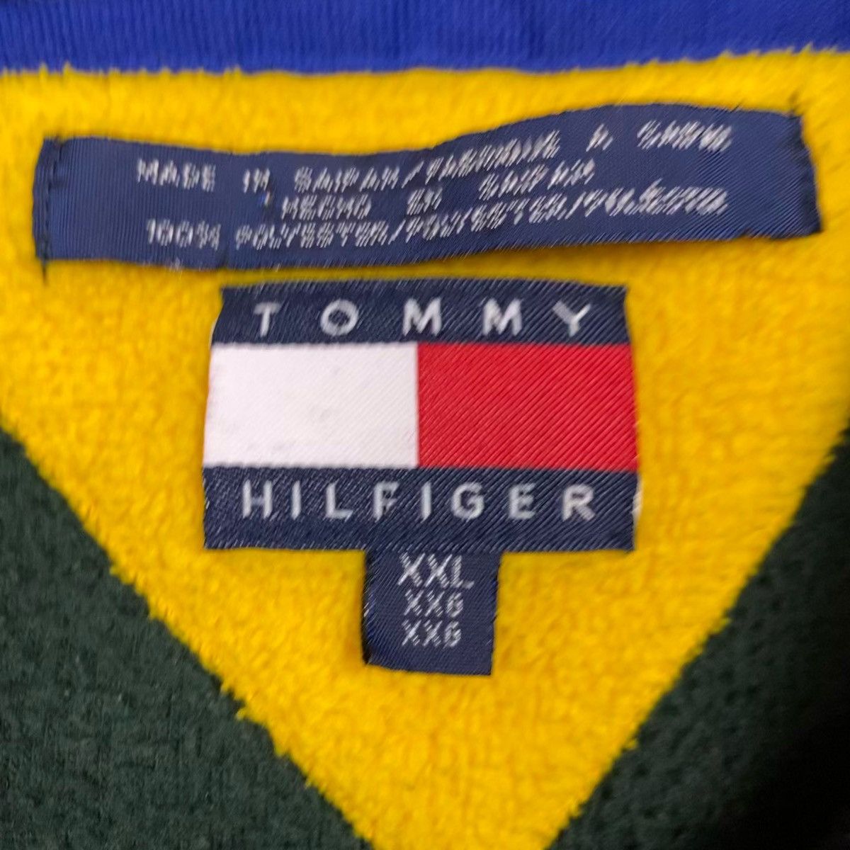 Tommy Hilfiger Vintage 90s Tommy Hilfiger Fleece Sweatshirt Pullover XXL Size US XXL / EU 58 / 5 - 4 Thumbnail