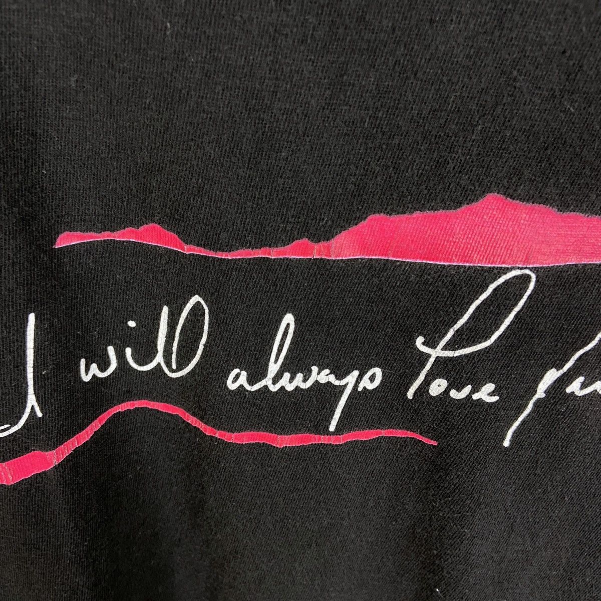 Band Tees Vintage 90s Winterland Whitney Huston I will Always Love You Size US XL / EU 56 / 4 - 7 Thumbnail