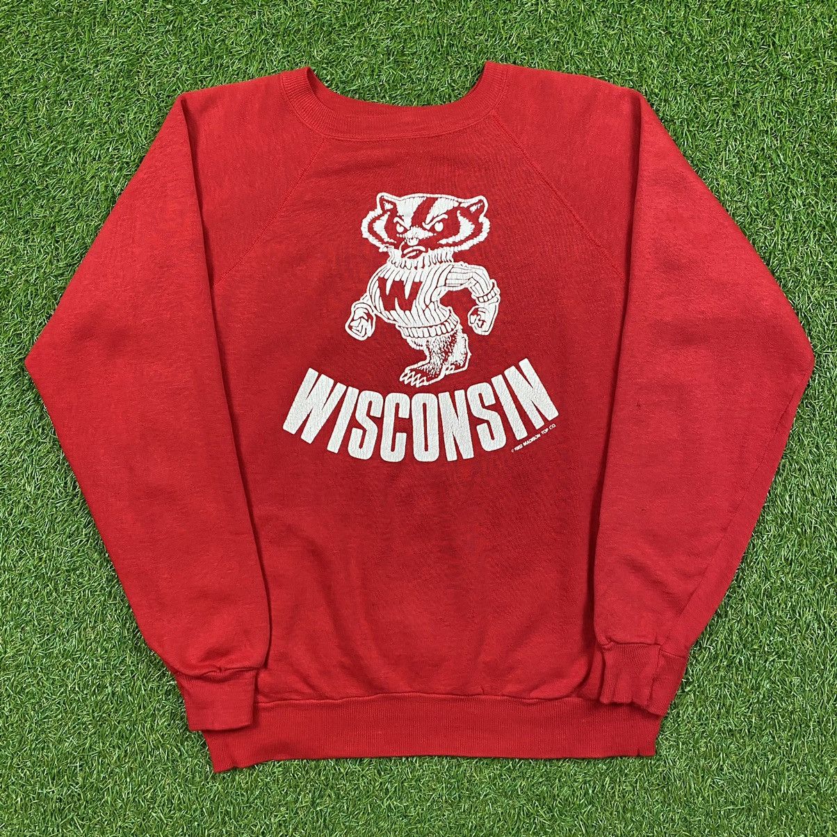Vintage Vintage 80s Wisconsin Badgers Crewneck Sweatshirt Size M Size US M / EU 48-50 / 2 - 1 Thumbnail