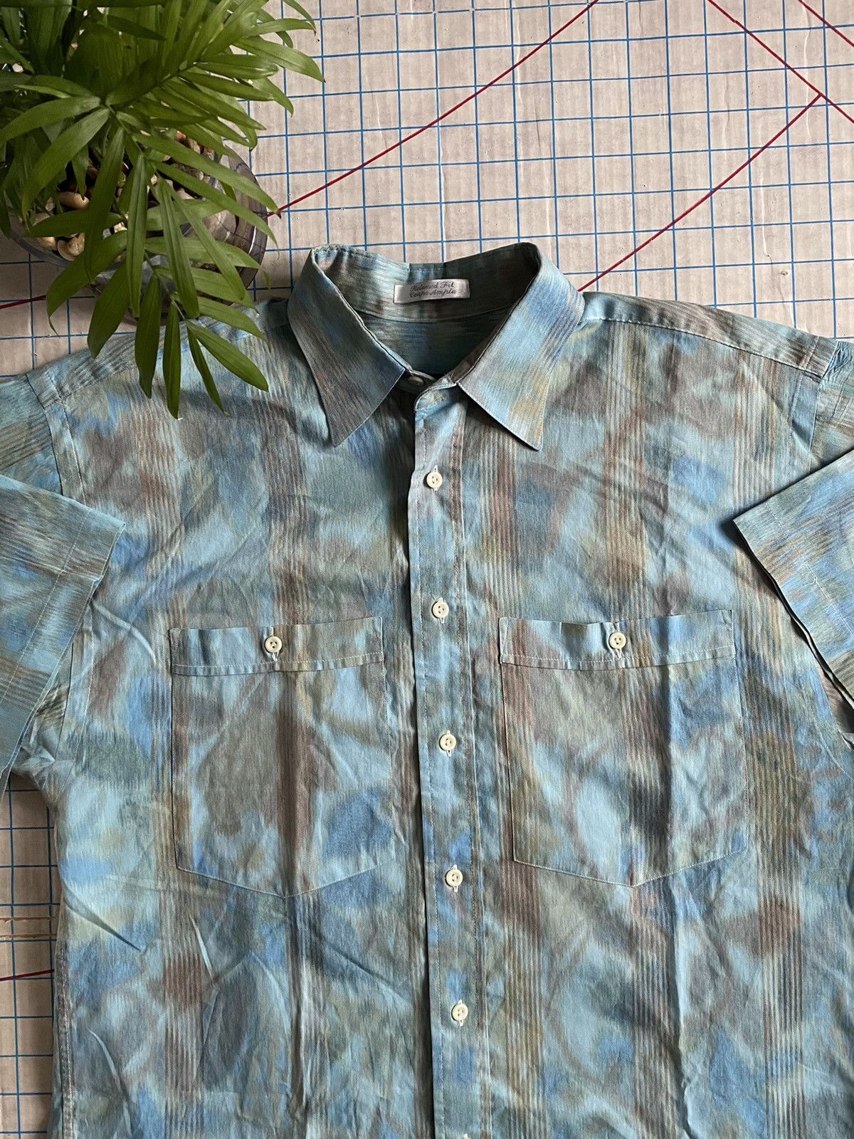 Christian Dior Monsieur Vintage Christian Dior Monsieur S/S Patterned Button Up Med Size US M / EU 48-50 / 2 - 3 Thumbnail