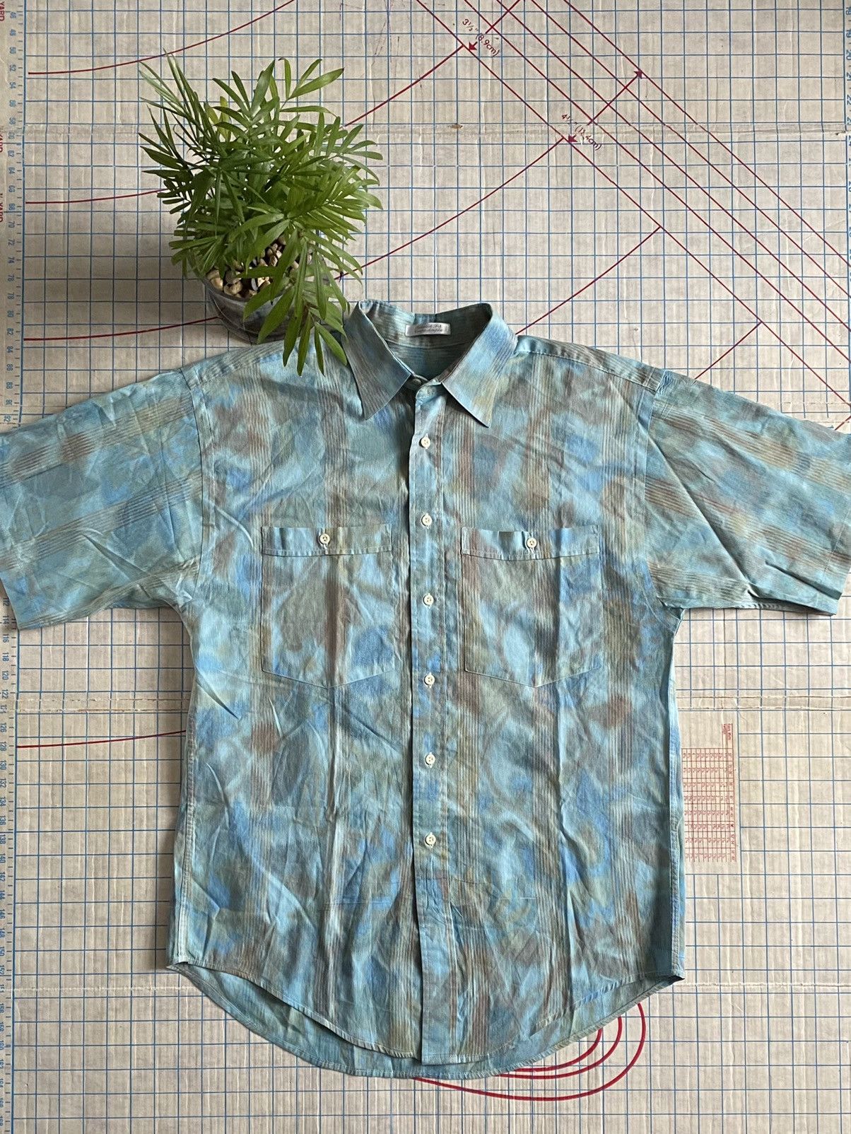 Christian Dior Monsieur Vintage Christian Dior Monsieur S/S Patterned Button Up Med Size US M / EU 48-50 / 2 - 4 Thumbnail