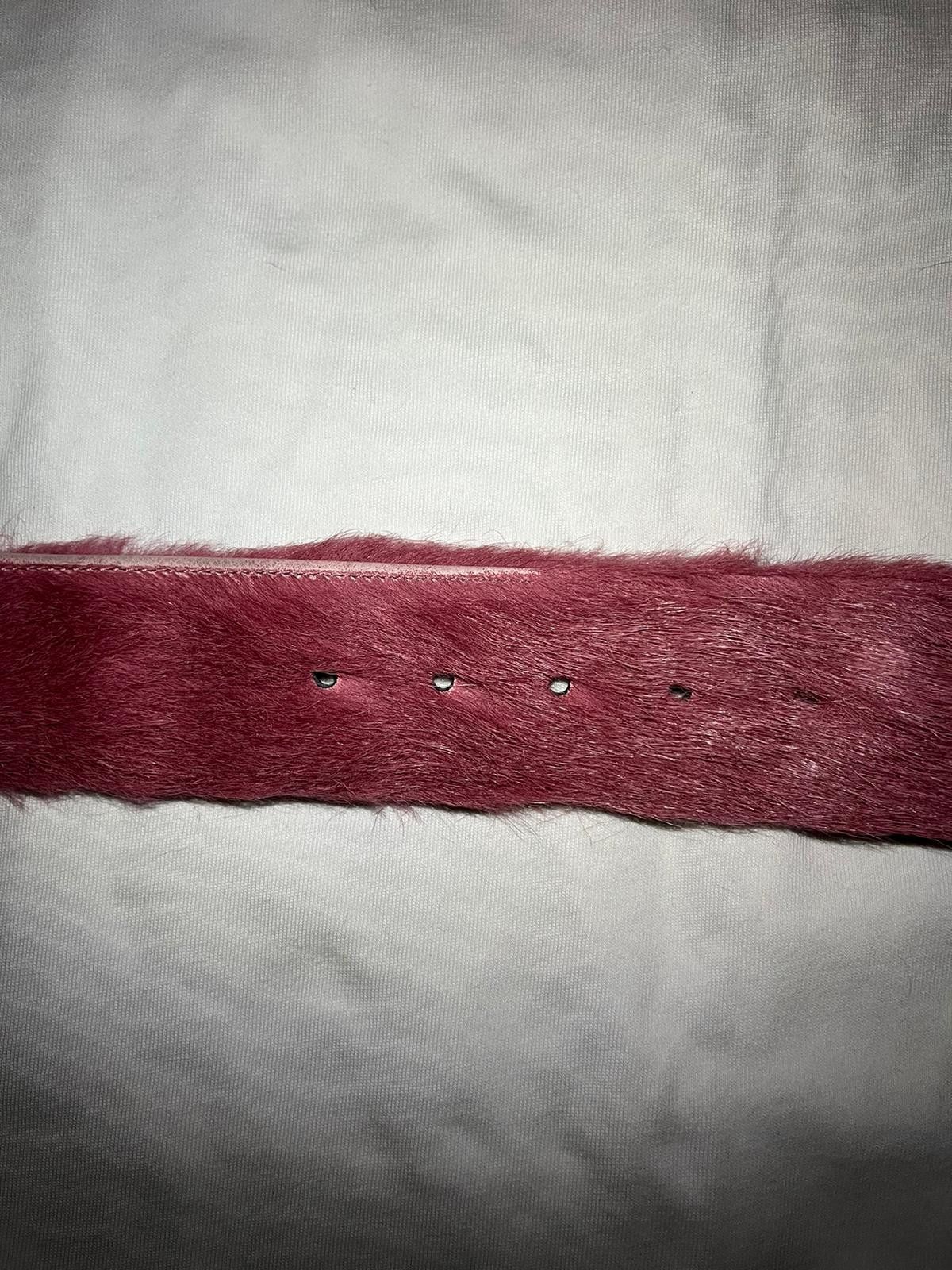 Prada Prada pink fur belt Size ONE SIZE - 7 Thumbnail