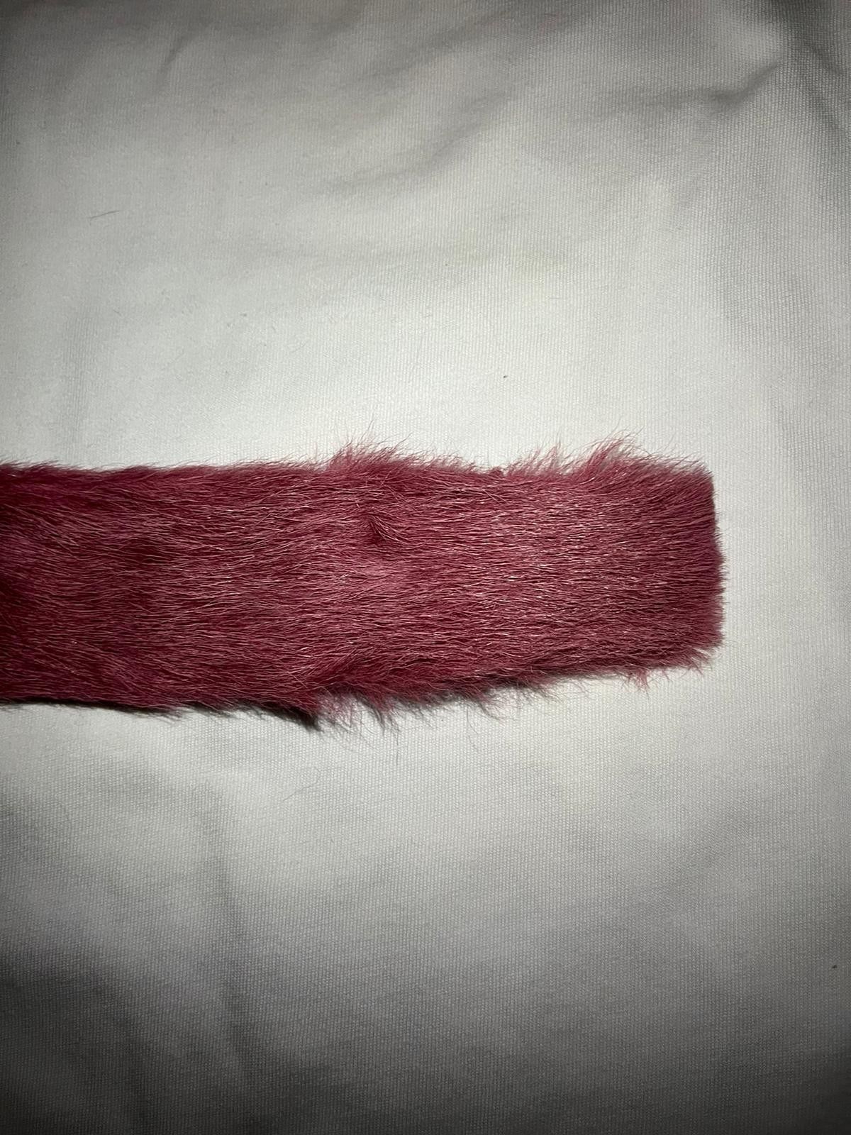 Prada Prada pink fur belt Size ONE SIZE - 8 Thumbnail