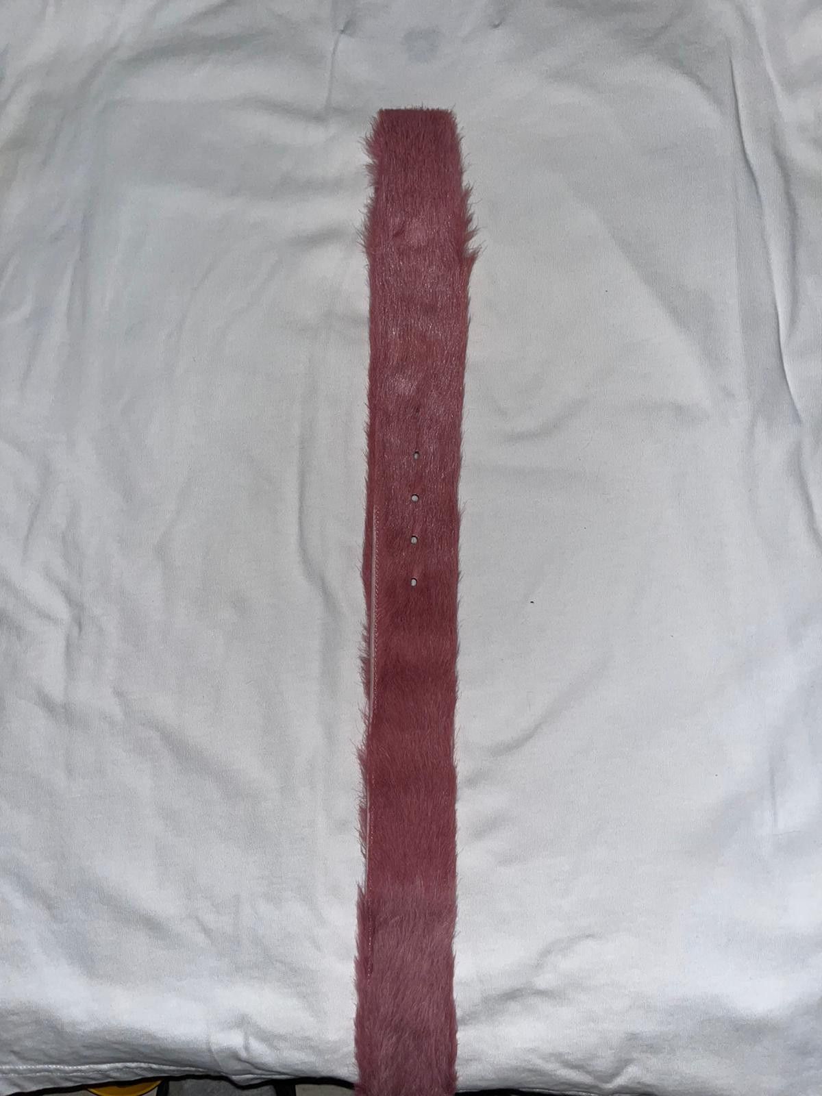 Prada Prada pink fur belt Size ONE SIZE - 6 Thumbnail