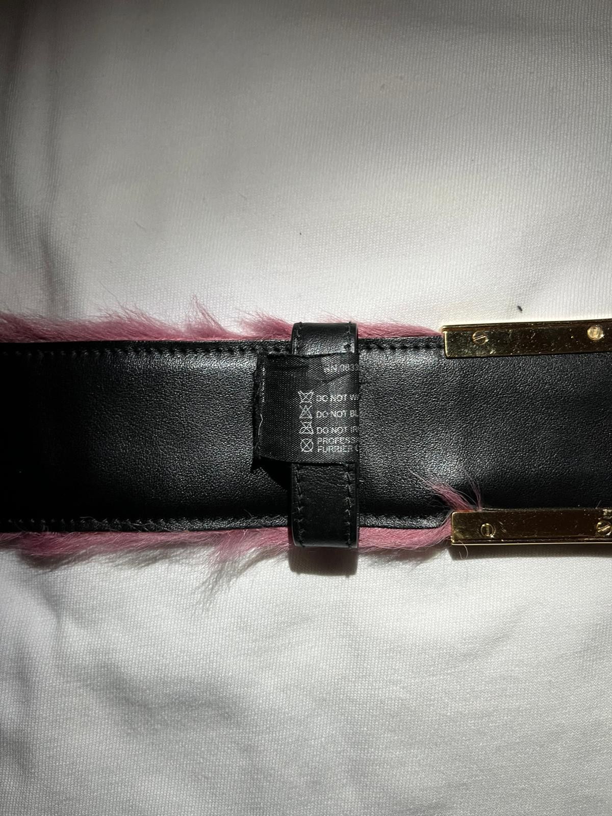 Prada Prada pink fur belt Size ONE SIZE - 10 Thumbnail