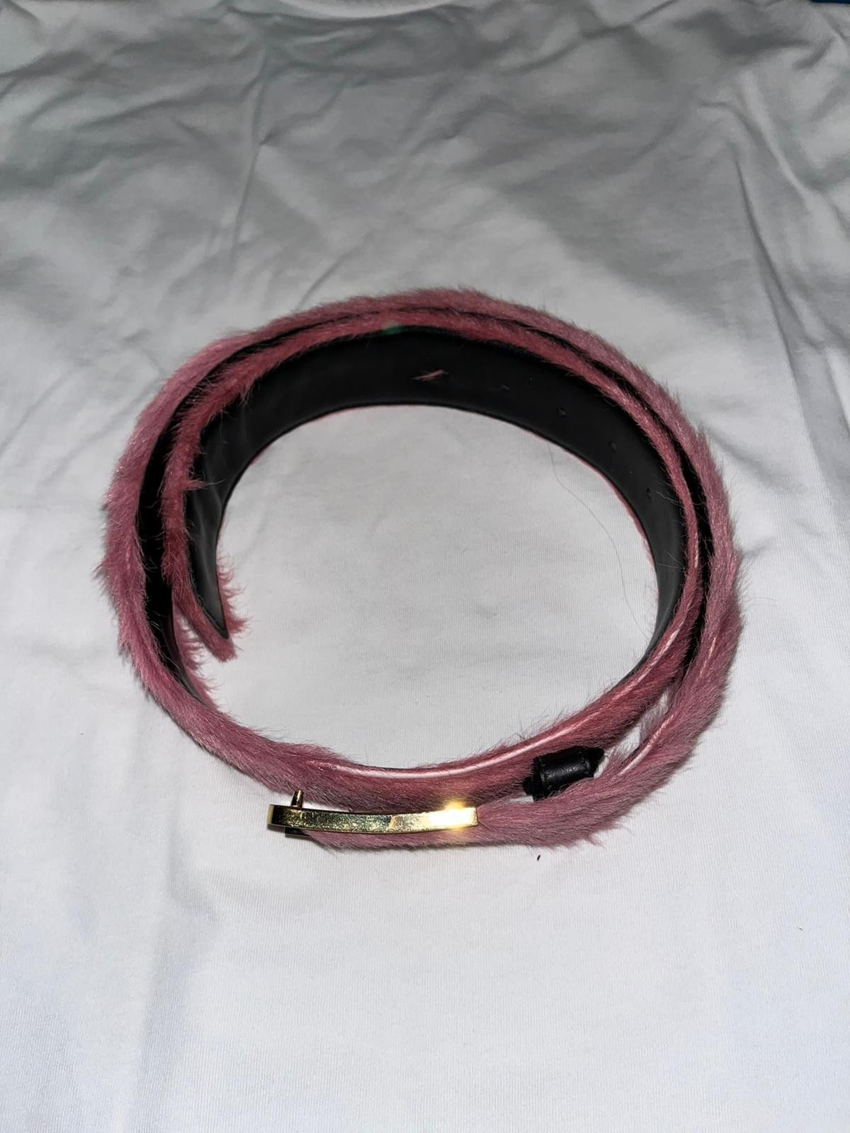 Prada Prada pink fur belt Size ONE SIZE - 3 Thumbnail