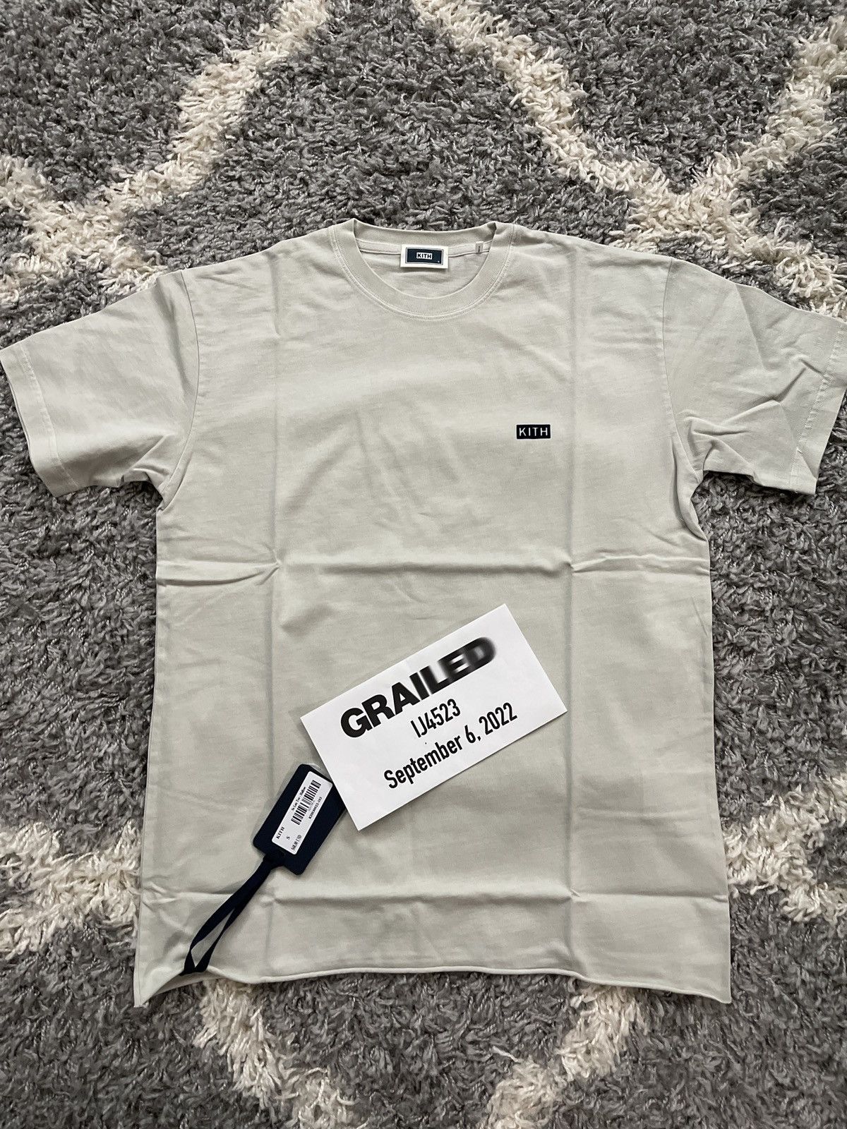 Kith Small Box Logo Tshirt Sz S NWTs