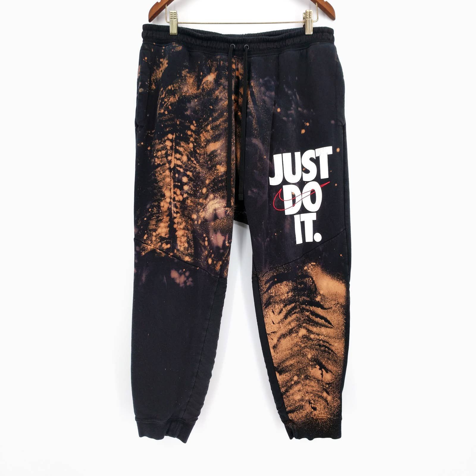 Nike Custom Nature Print Just Do It Joggers Sweatpants 2XL