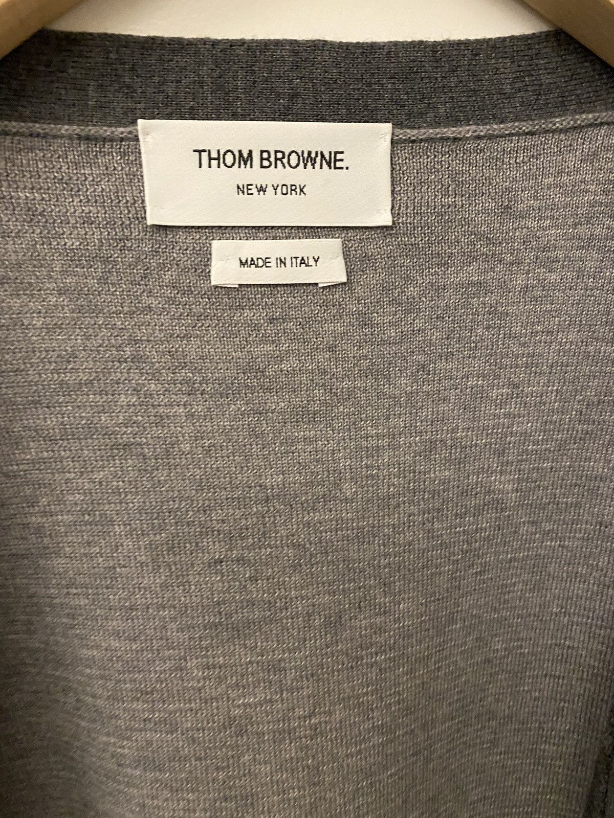 Thom Browne 4 Bar Fun Mix Milano Stitch Wool Cardigan Size US S / EU 44-46 / 1 - 2 Thumbnail