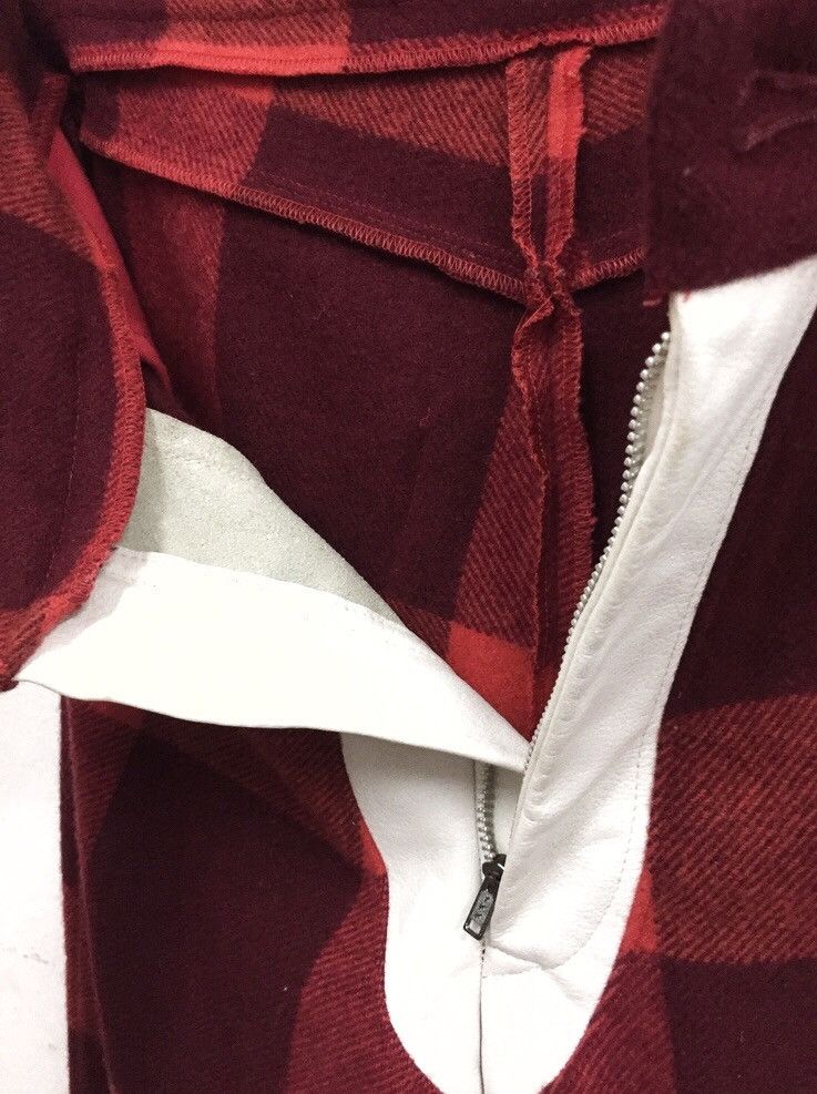Jun Takahashi × Undercover Archival Red Tartan Bondage Punker Wool Cashmere Pants Size US 28 / EU 44 - 8 Thumbnail