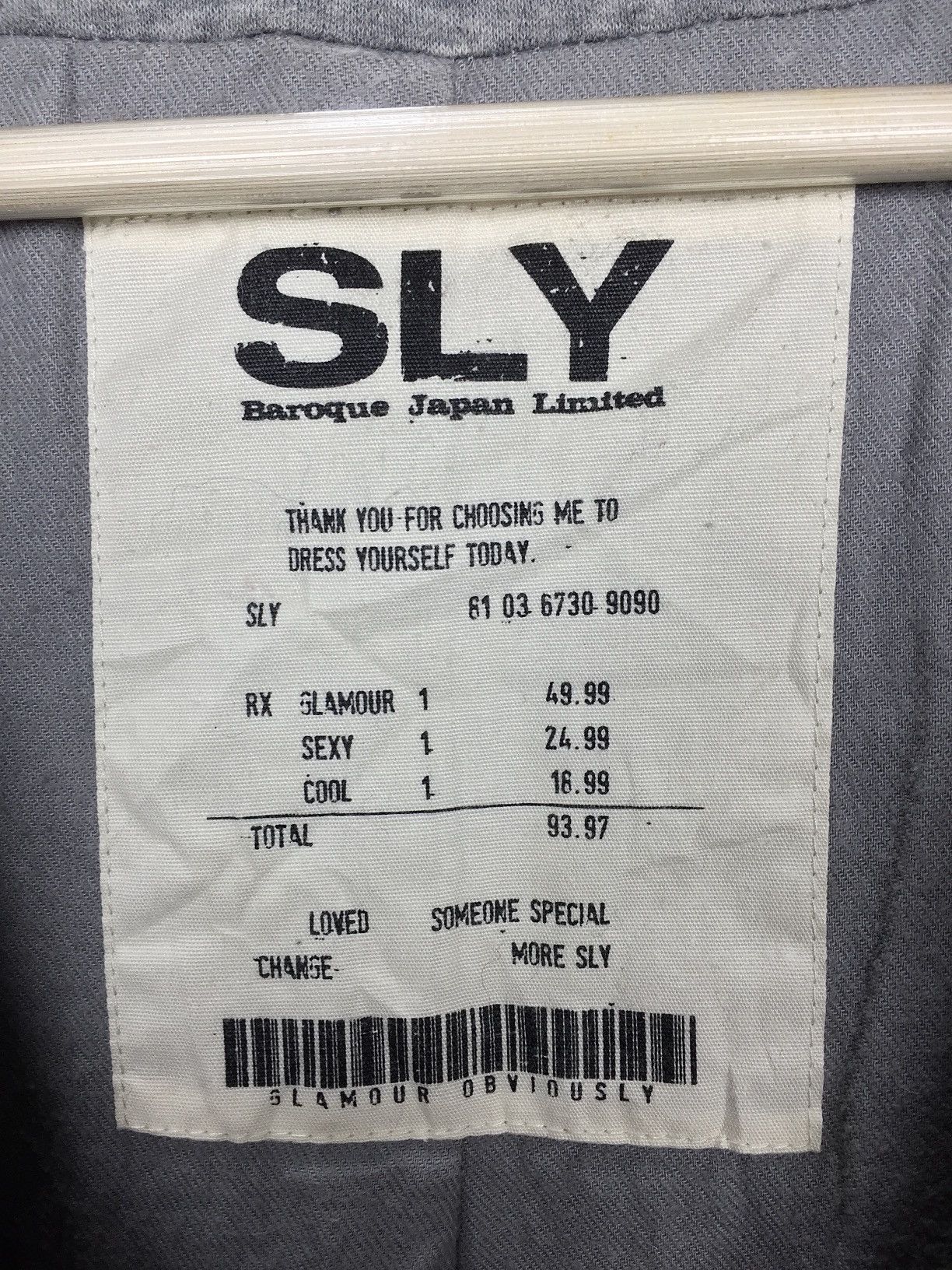 Japanese Brand × Sly Guild × Vintage VINTAGE RARE QUILTED🔥🔥SLY GLAMOUR BAROQUE JAPAN PRIMALOFT Size US S / EU 44-46 / 1 - 16 Thumbnail