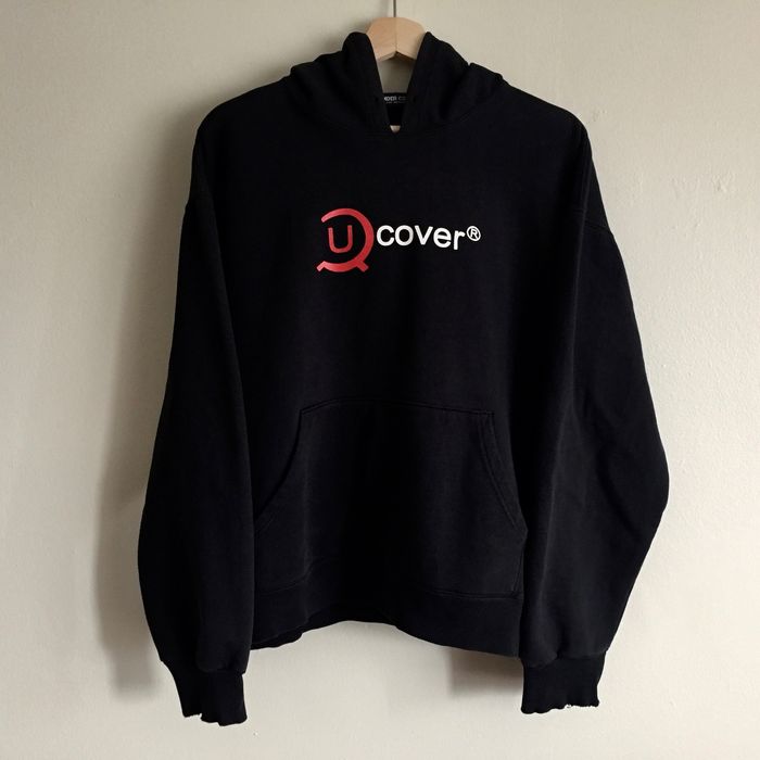 Undercover Impossibly Rare 90s Undercover x WTAPS Hoodie in Black