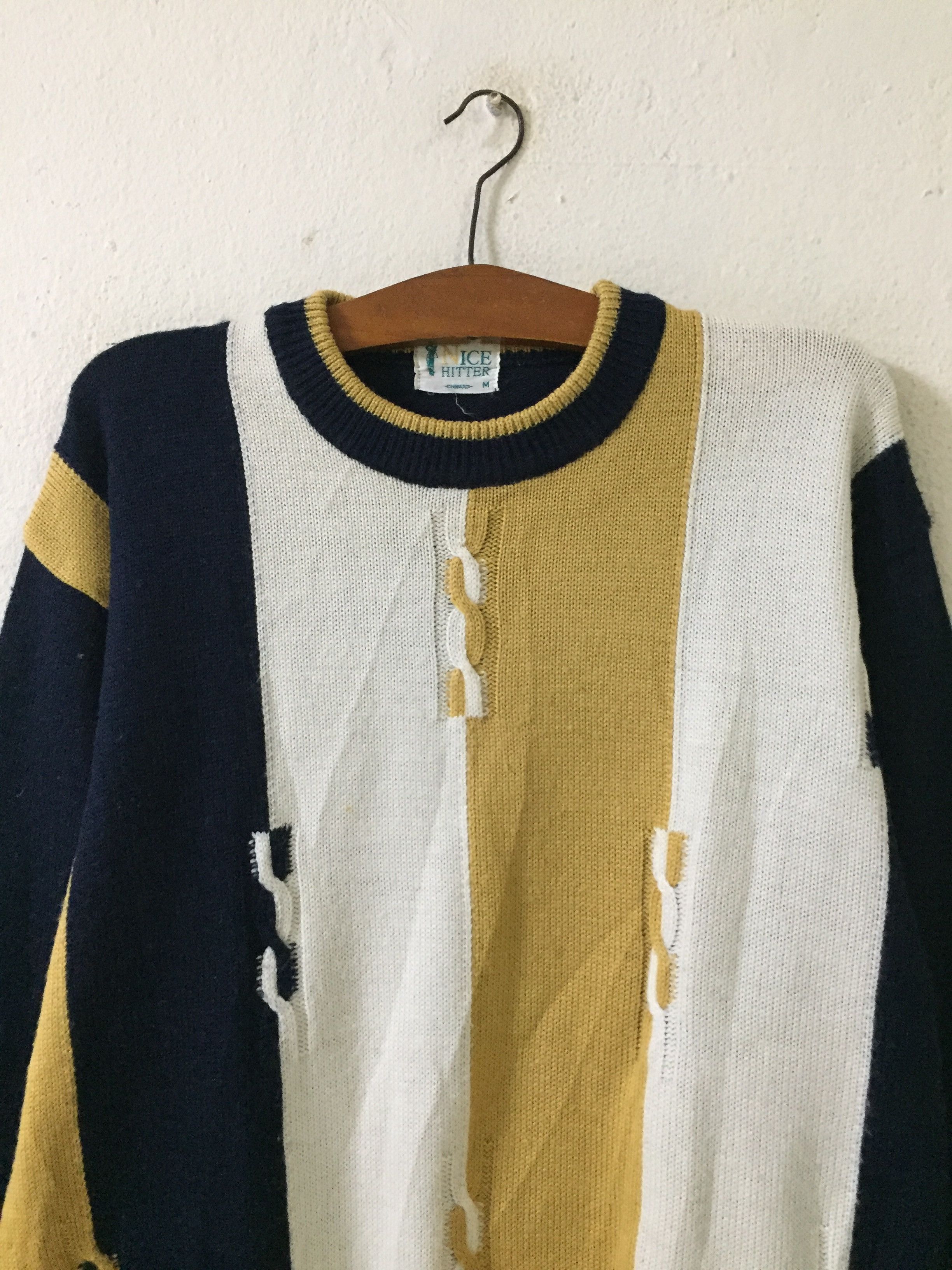 Other Vintage Nice Hitter Knitwear Sweater Size US M / EU 48-50 / 2 - 6 Thumbnail