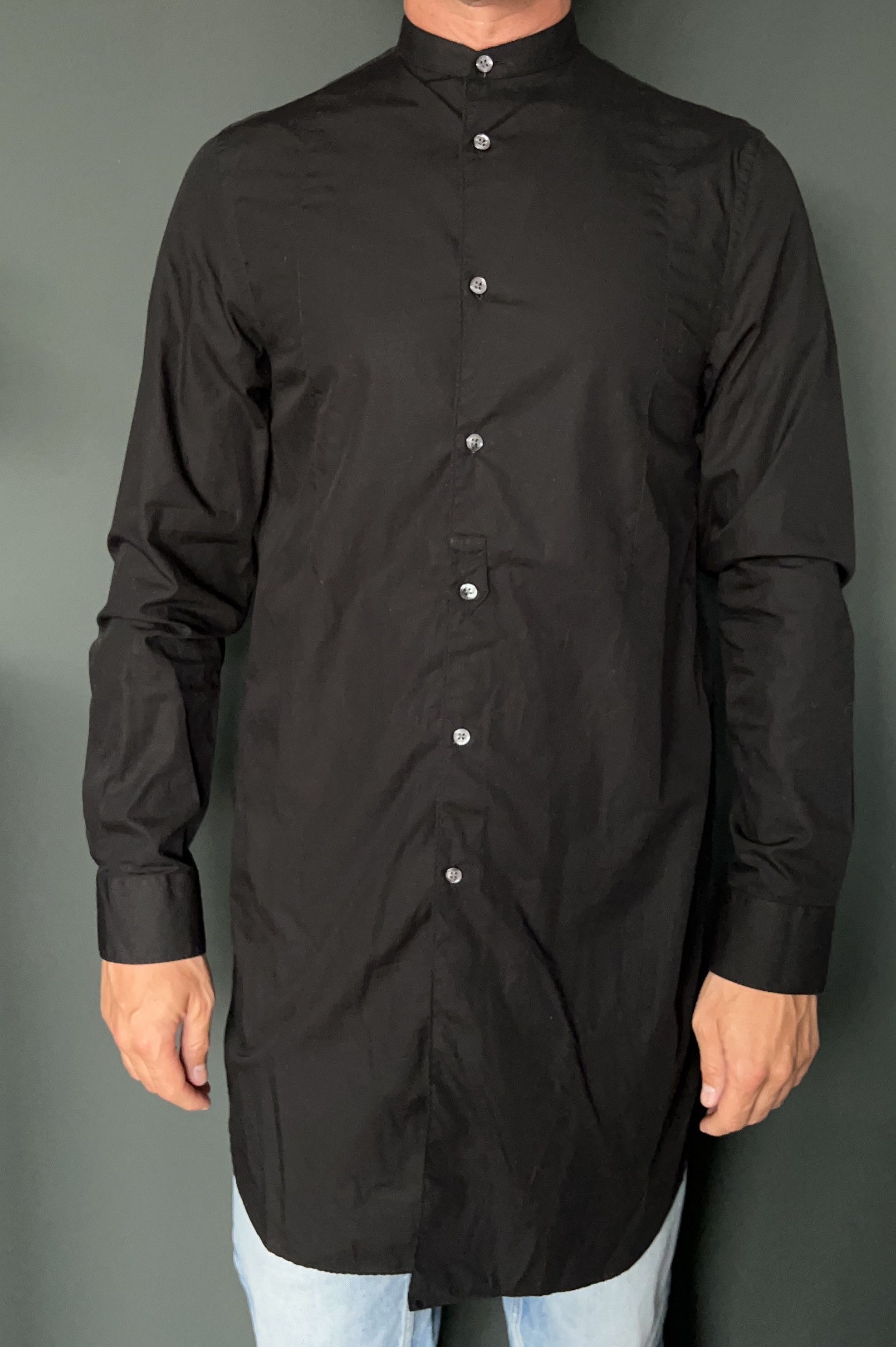 Acne Studios Acne Studios Jay Pop Long Shirt, Black Size US S / EU 44-46 / 1 - 2 Thumbnail