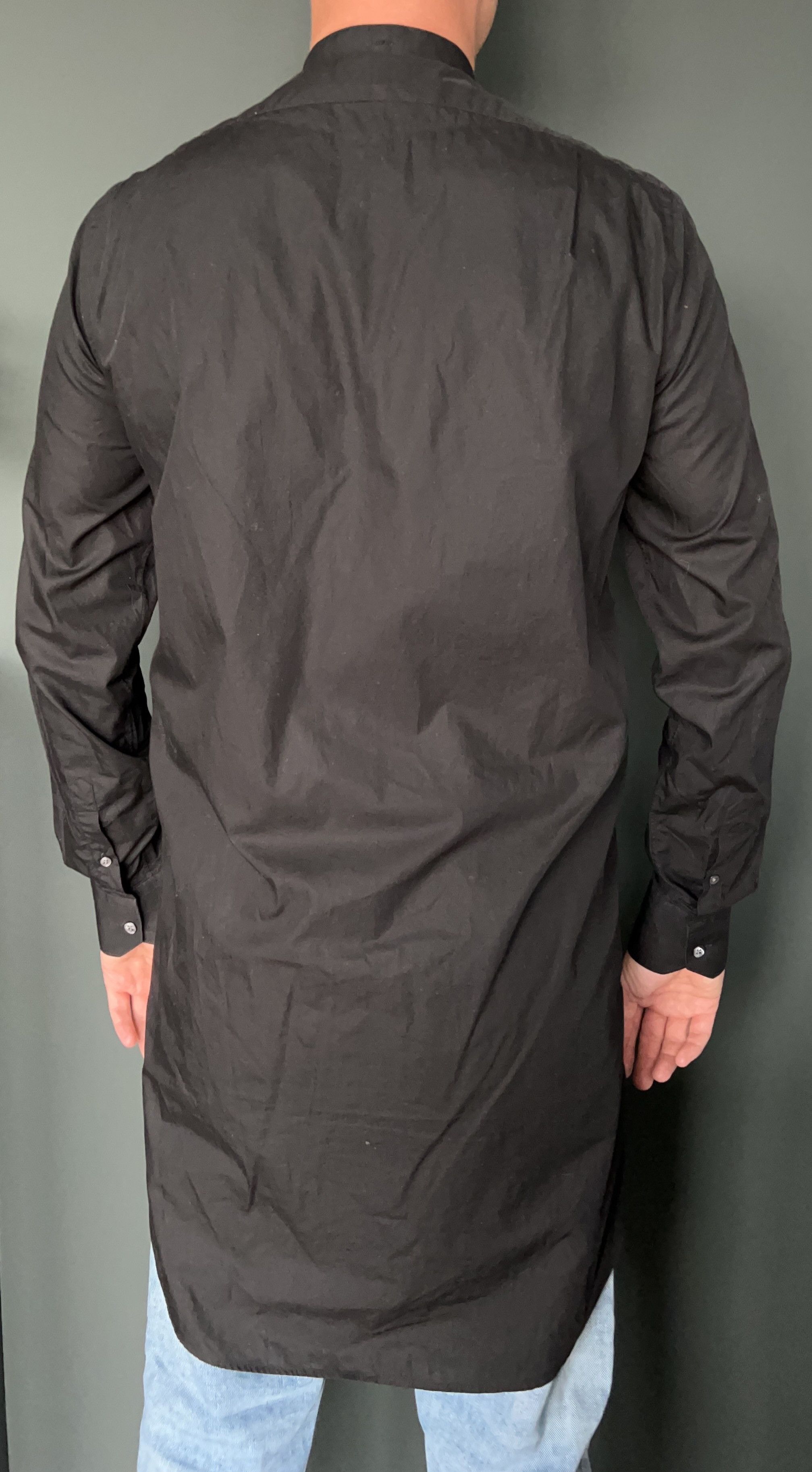 Acne Studios Acne Studios Jay Pop Long Shirt, Black Size US S / EU 44-46 / 1 - 3 Thumbnail