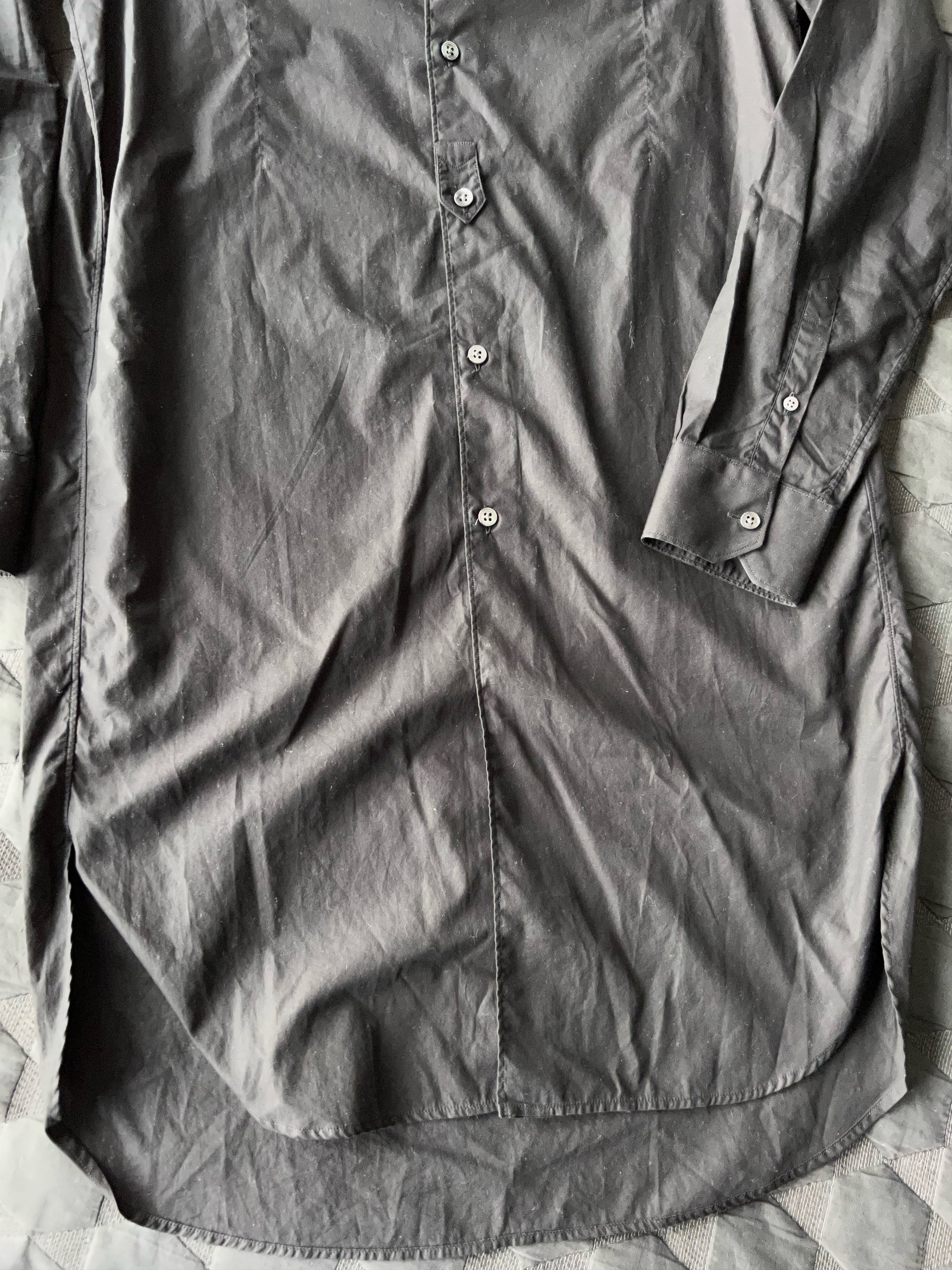 Acne Studios Acne Studios Jay Pop Long Shirt, Black Size US S / EU 44-46 / 1 - 5 Thumbnail