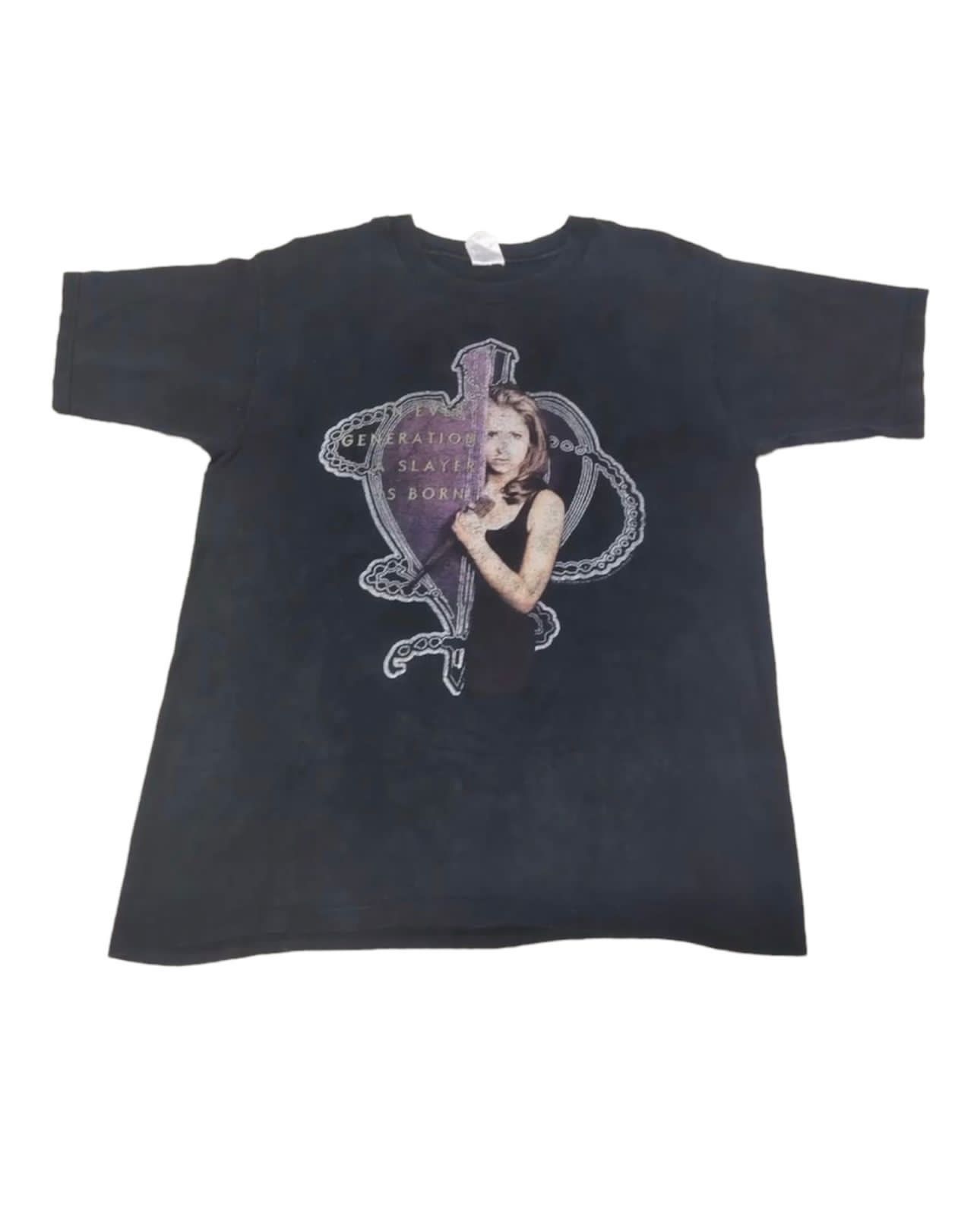 Vintage Vintage 90’s Buffy Vampire Slayer T-Shirt Size US L / EU 52-54 / 3 - 1 Thumbnail