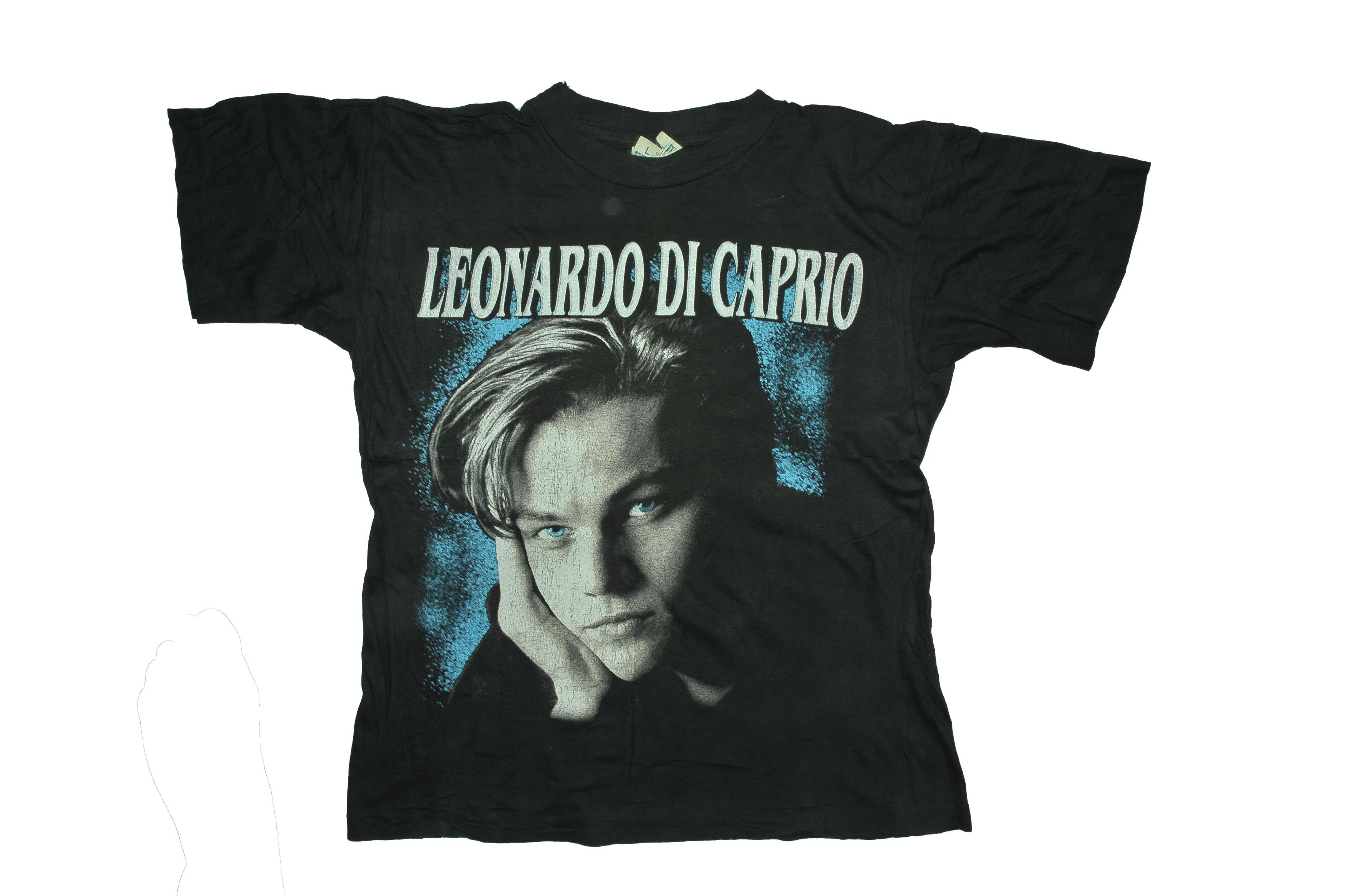 Vintage Vintage 90s Leonardo Di Caprio T-shirt Size US L / EU 52-54 / 3 - 1 Thumbnail