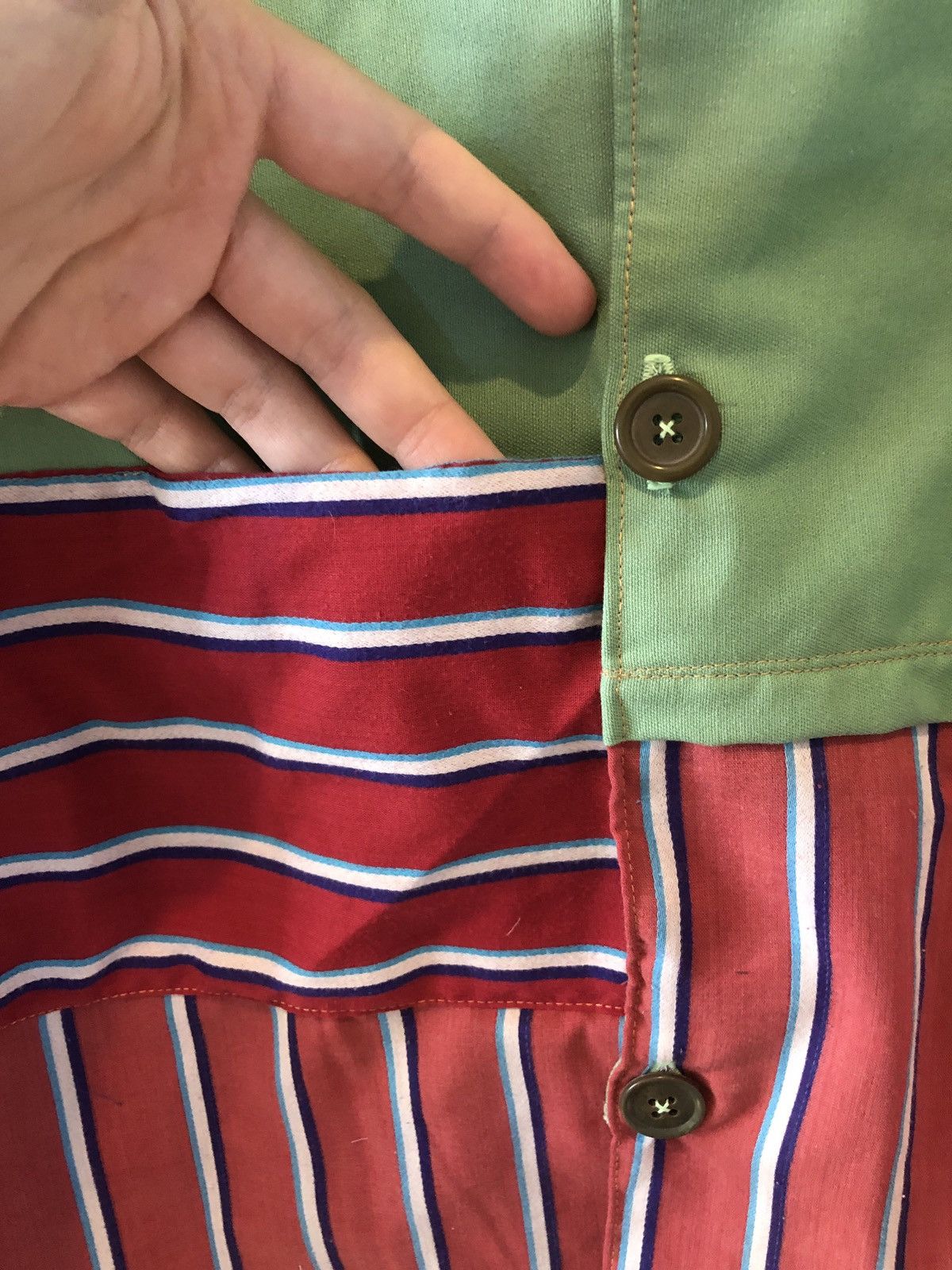 Chorley × Handmade Chorley sun faded patch elongated hem chore work jacket Size US L / EU 52-54 / 3 - 3 Thumbnail