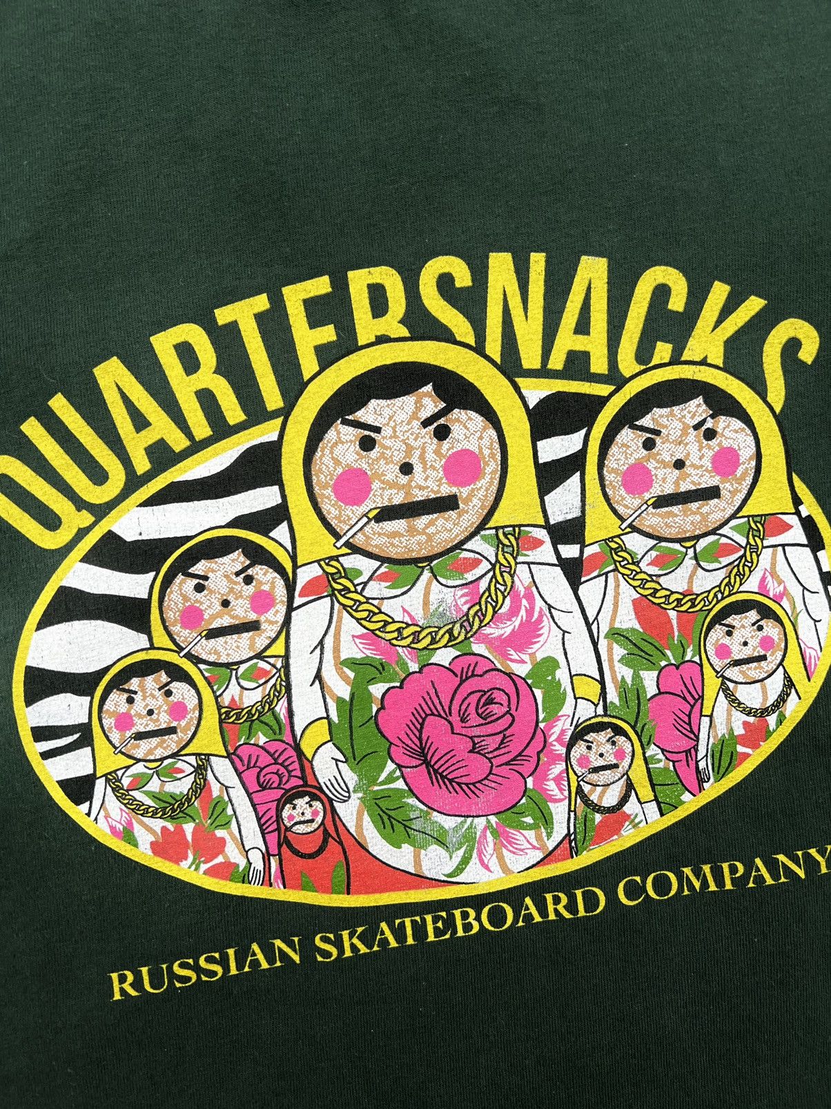 Quartersnacks Quartersnacks Forest Green Russian Nesting Dolls Tee Size US M / EU 48-50 / 2 - 3 Thumbnail