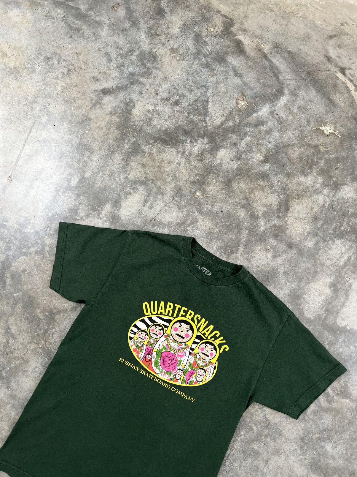 Quartersnacks Quartersnacks Forest Green Russian Nesting Dolls Tee Size US M / EU 48-50 / 2 - 2 Thumbnail