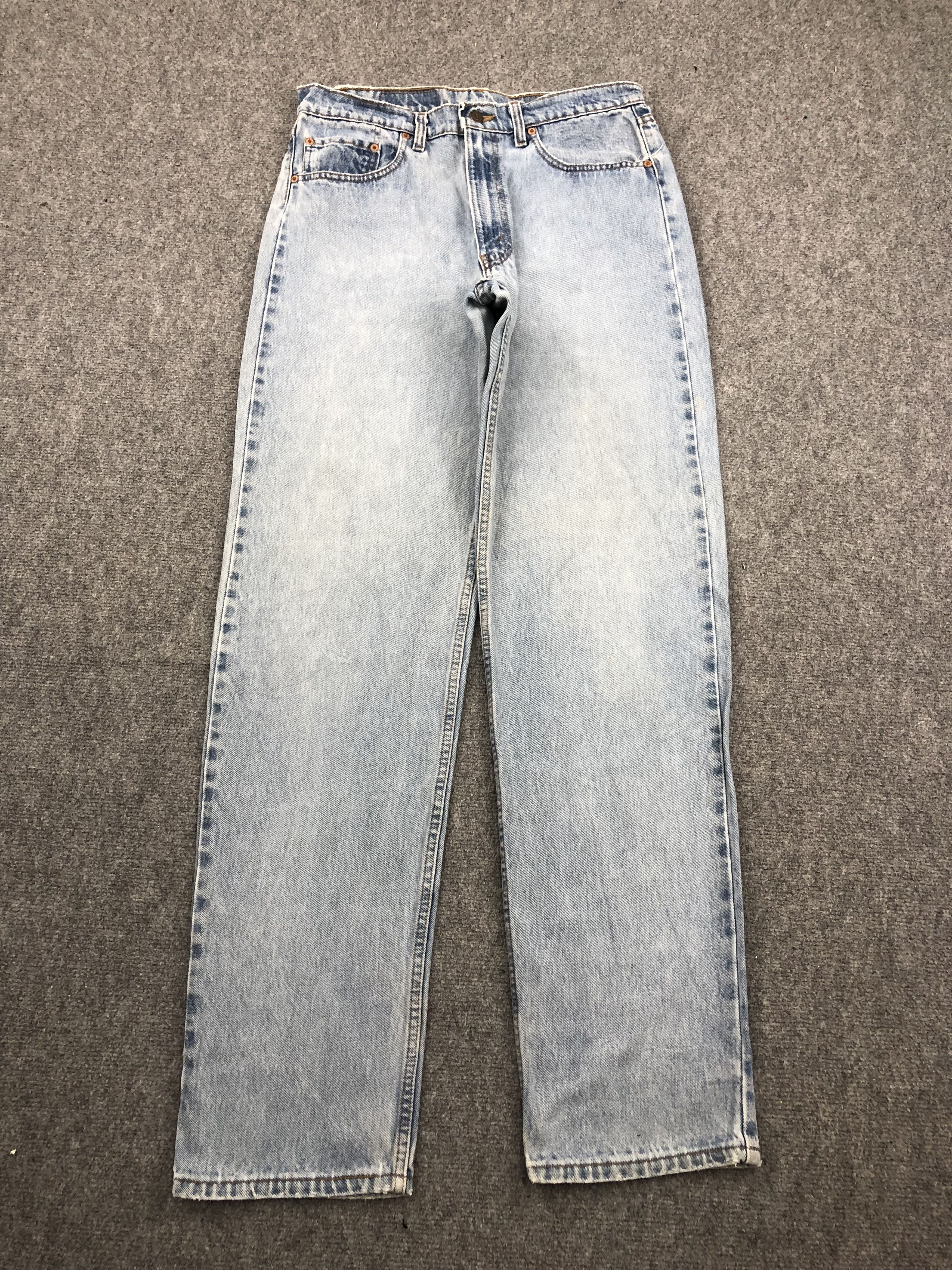 Vintage 90s Levis 555 Light Wash Straight Jeans DPP0222