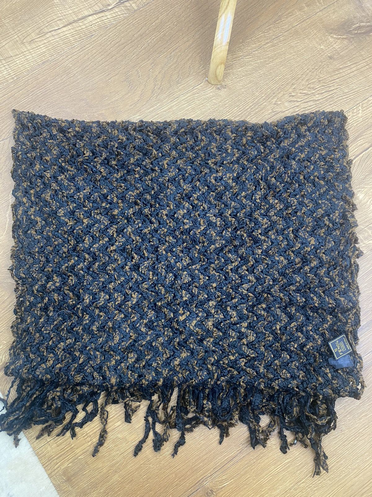 Fendi Fendi Foulard Winter Knit Scarf Muffler Size ONE SIZE - 3 Thumbnail
